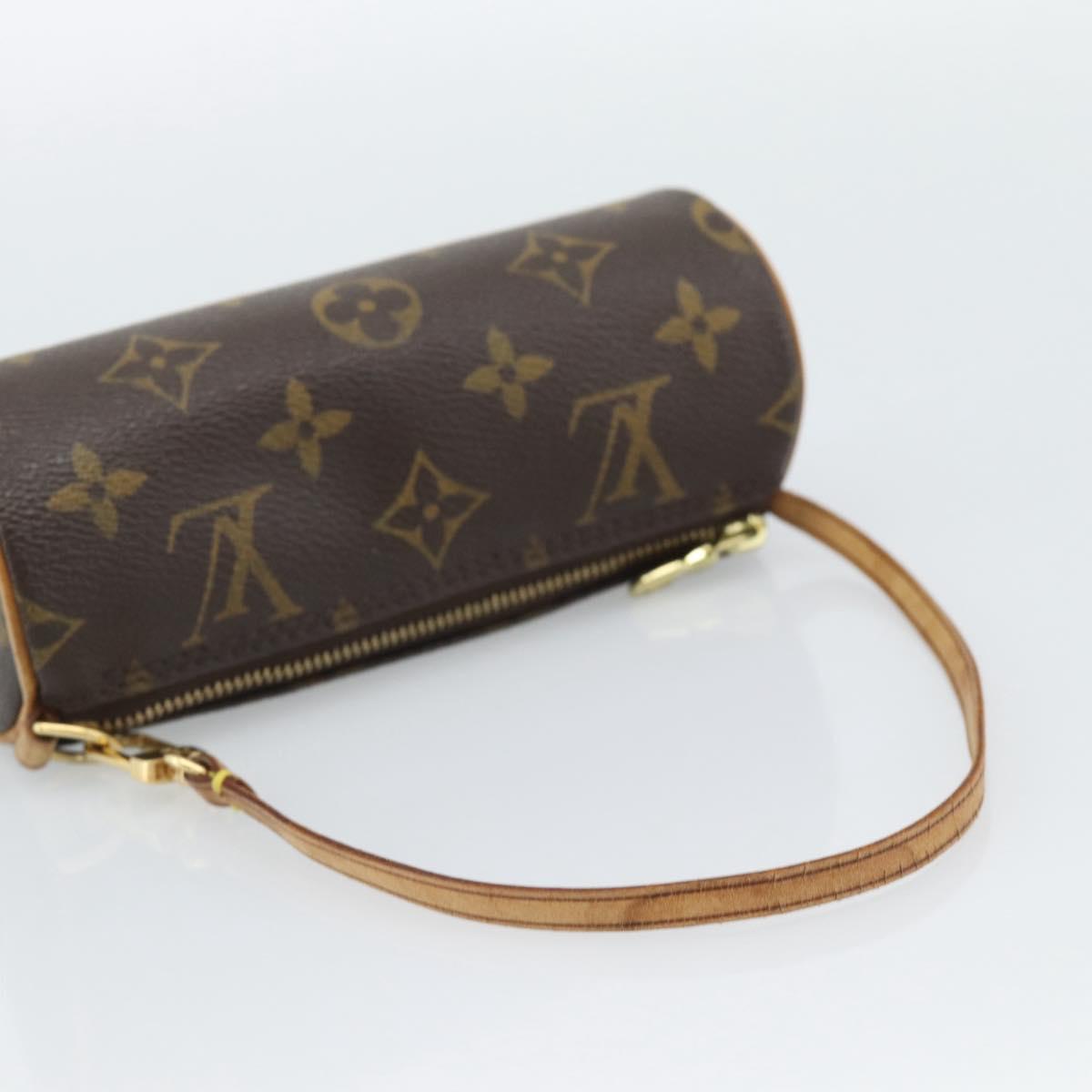 LOUIS VUITTON Monogram Papillon Pouch LV Auth 191342
