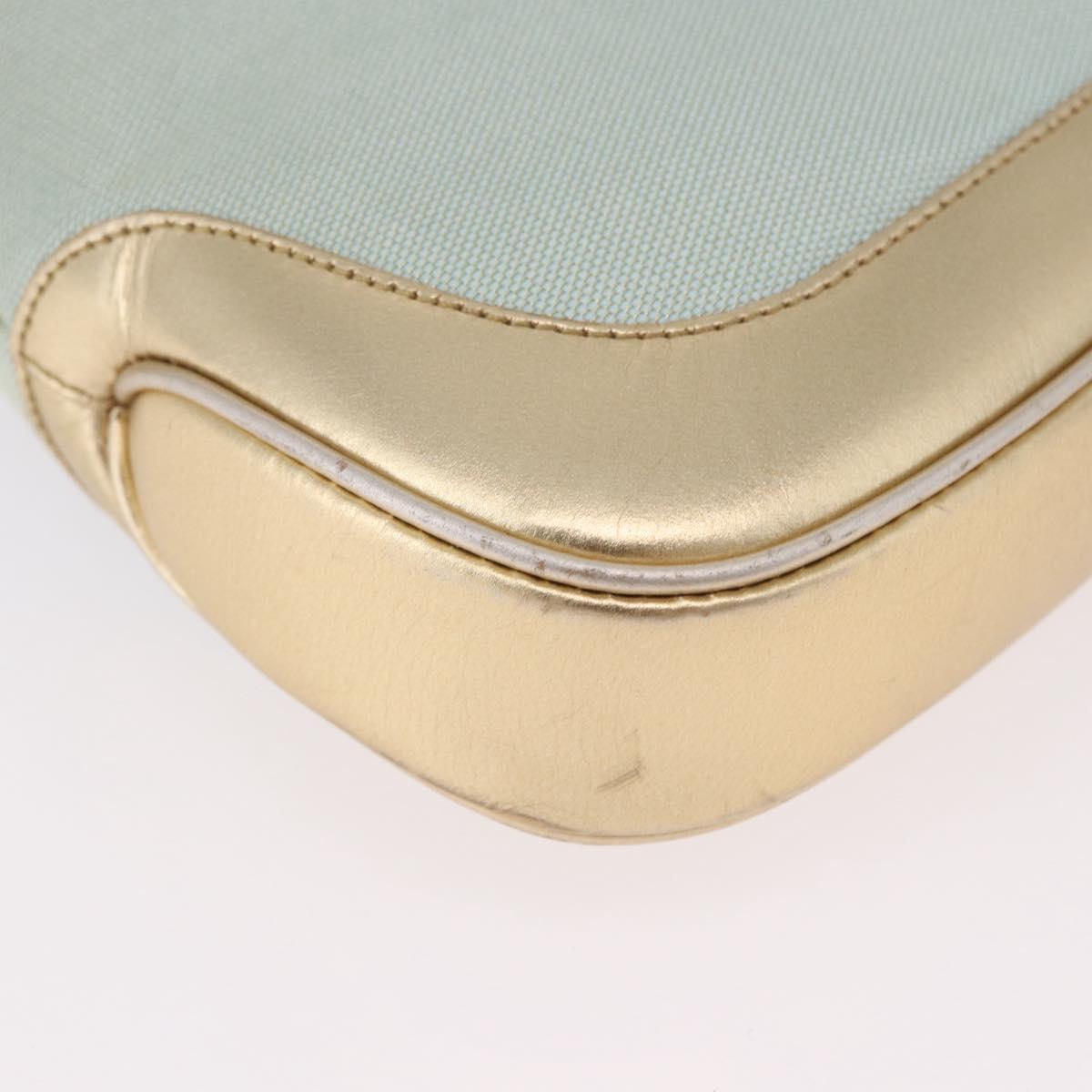 GUCCI Jackie Shoulder Bag Canvas Green Gold 001 3735 Auth 191343V