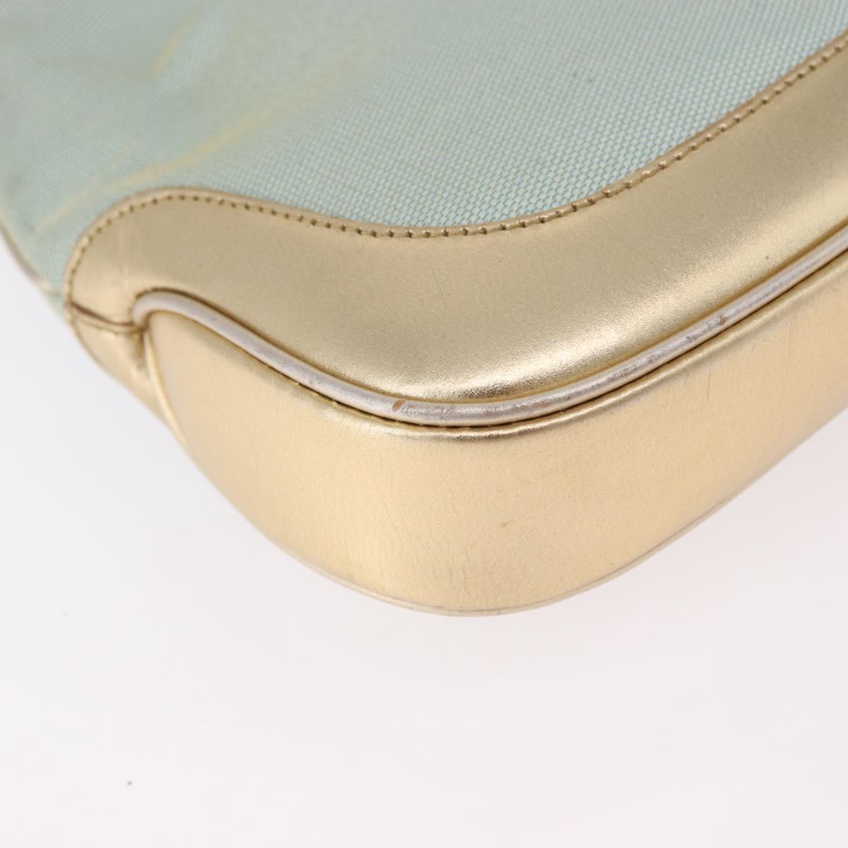 GUCCI Jackie Shoulder Bag Canvas Green Gold 001 3735 Auth 191343V