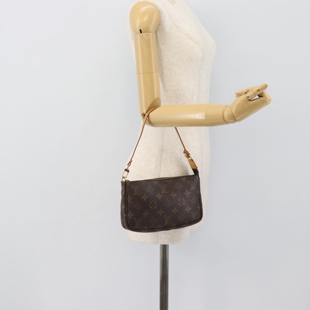 LOUIS VUITTON Monogram Pochette Accessoires Pouch M51980 LV Auth 191344V