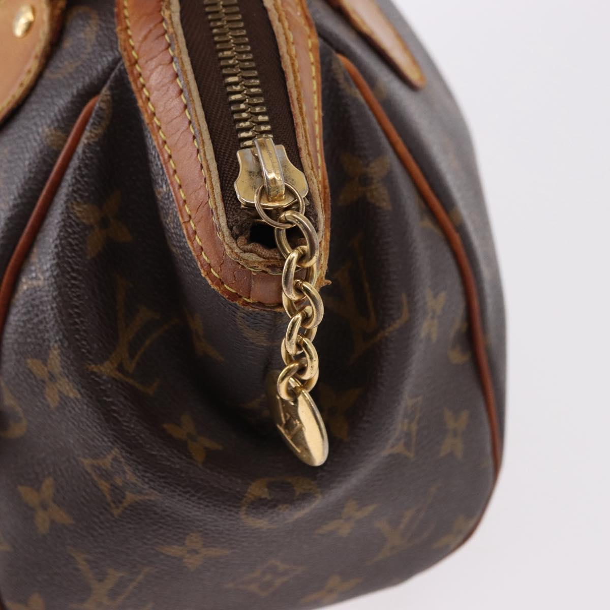 LOUIS VUITTON Monogram Palermo PM Tote Bag M40145 LV Auth 191350