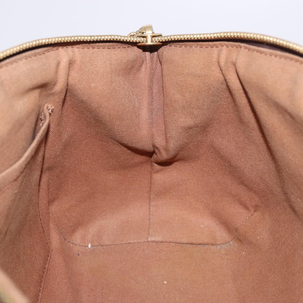 LOUIS VUITTON Monogram Palermo PM Tote Bag M40145 LV Auth 191350
