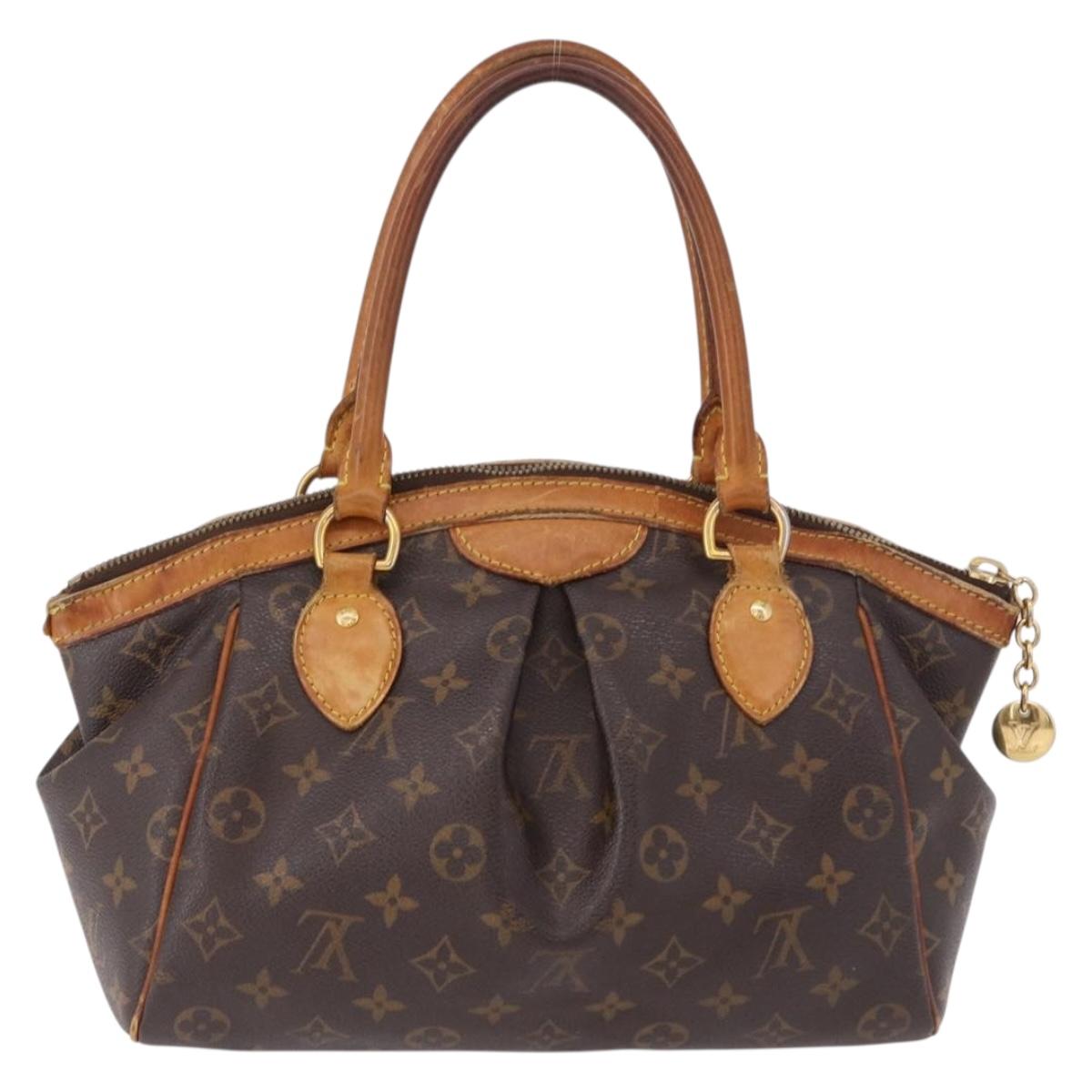 LOUIS VUITTON Monogram Palermo PM Tote Bag M40145 LV Auth 191350