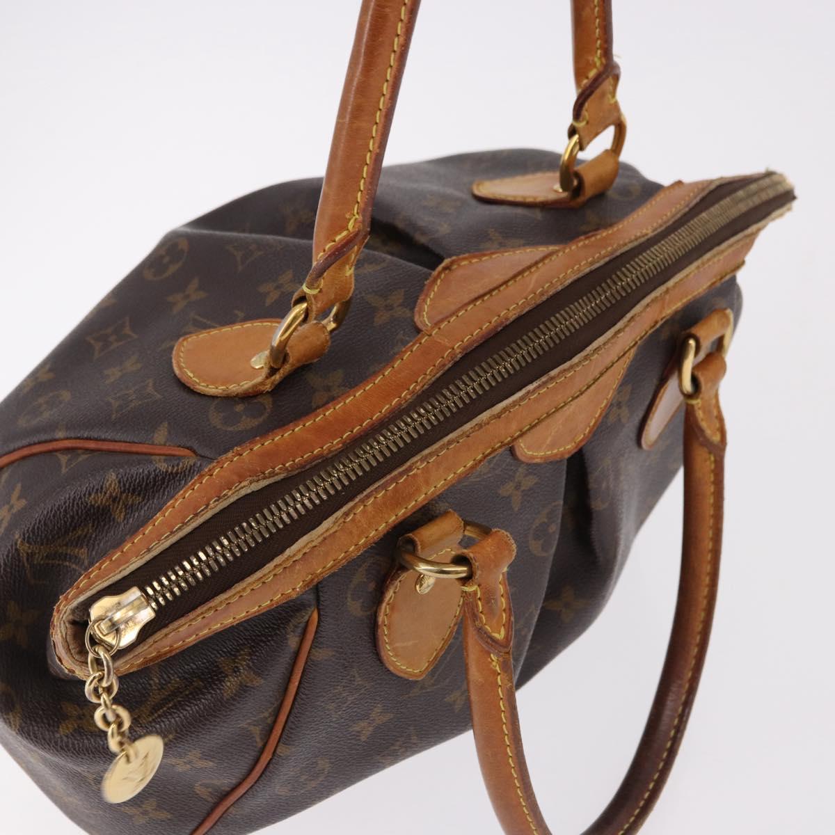 LOUIS VUITTON Monogram Palermo PM Tote Bag M40145 LV Auth 191350