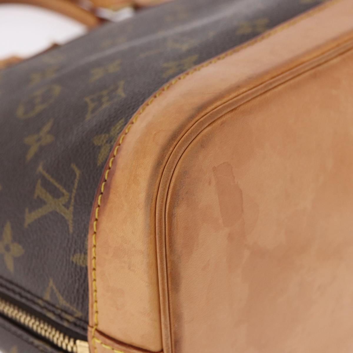 LOUIS VUITTON Monogram Alma Hand Bag M51130 LV Auth 191351