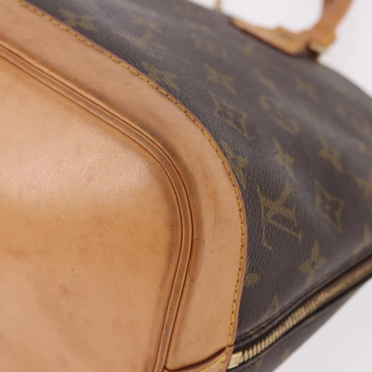 LOUIS VUITTON Monogram Alma Hand Bag M51130 LV Auth 191351
