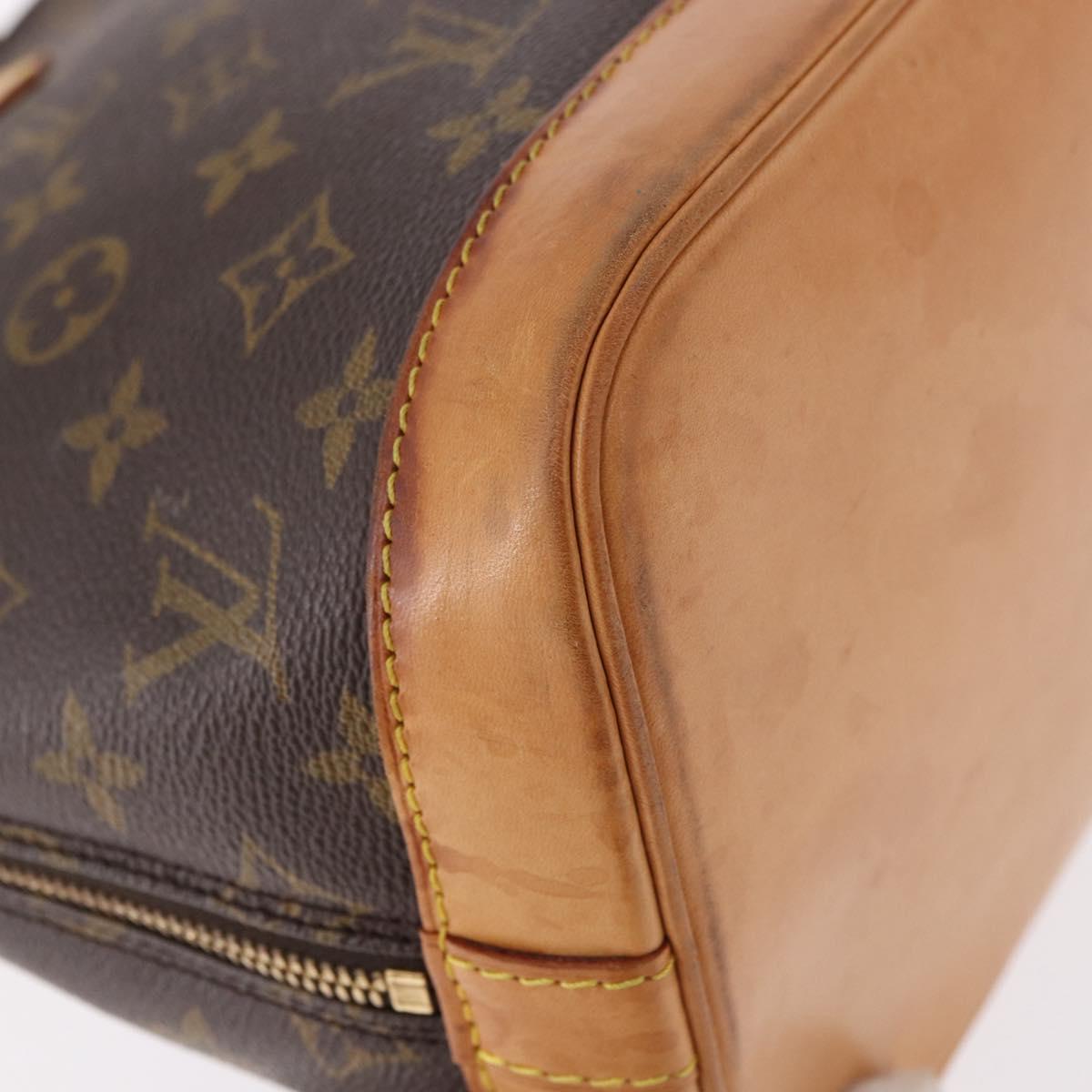 LOUIS VUITTON Monogram Alma Hand Bag M51130 LV Auth 191351