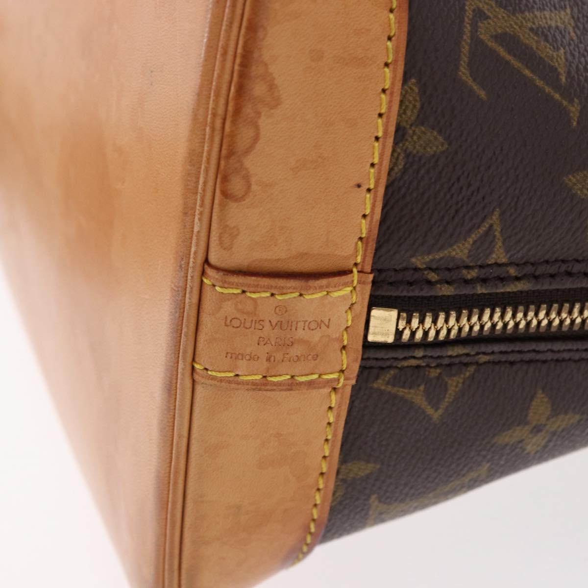 LOUIS VUITTON Monogram Alma Hand Bag M51130 LV Auth 191351