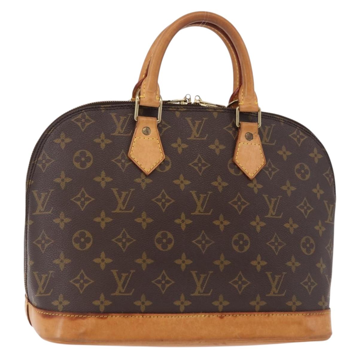 LOUIS VUITTON Monogram Alma Hand Bag M51130 LV Auth 191351