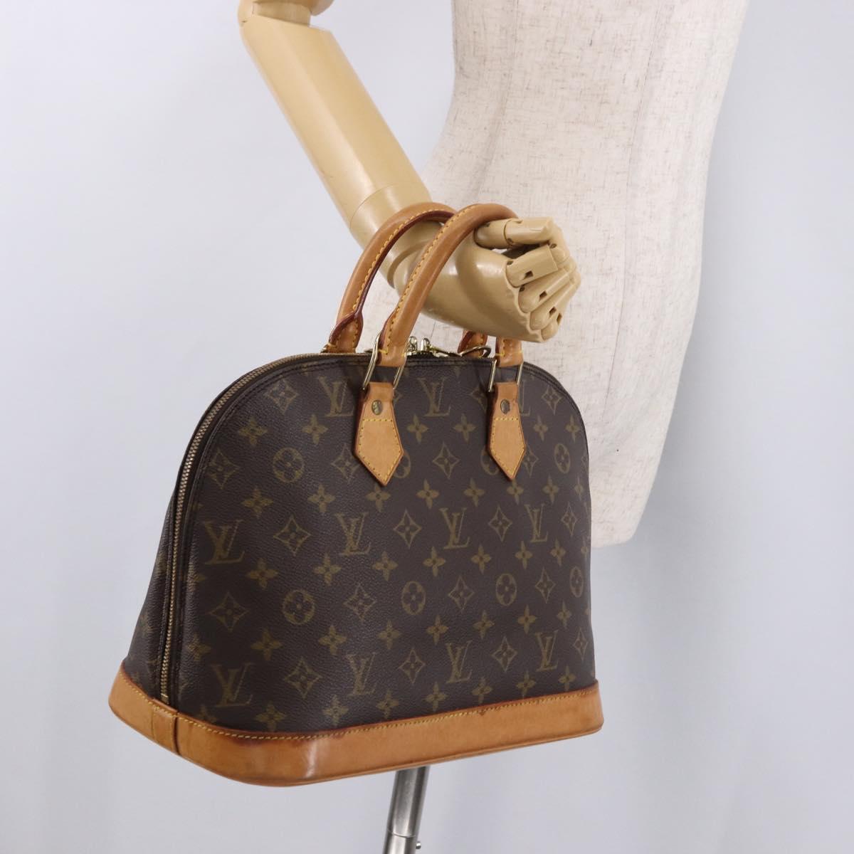 LOUIS VUITTON Monogram Alma Hand Bag M51130 LV Auth 191351