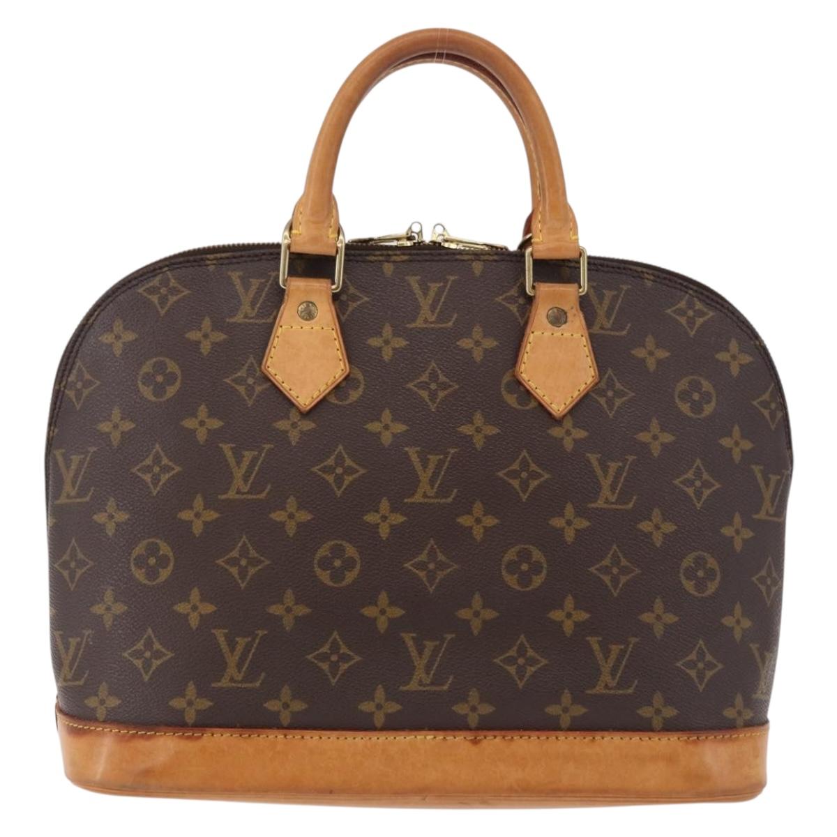 LOUIS VUITTON Monogram Alma Hand Bag M51130 LV Auth 191351