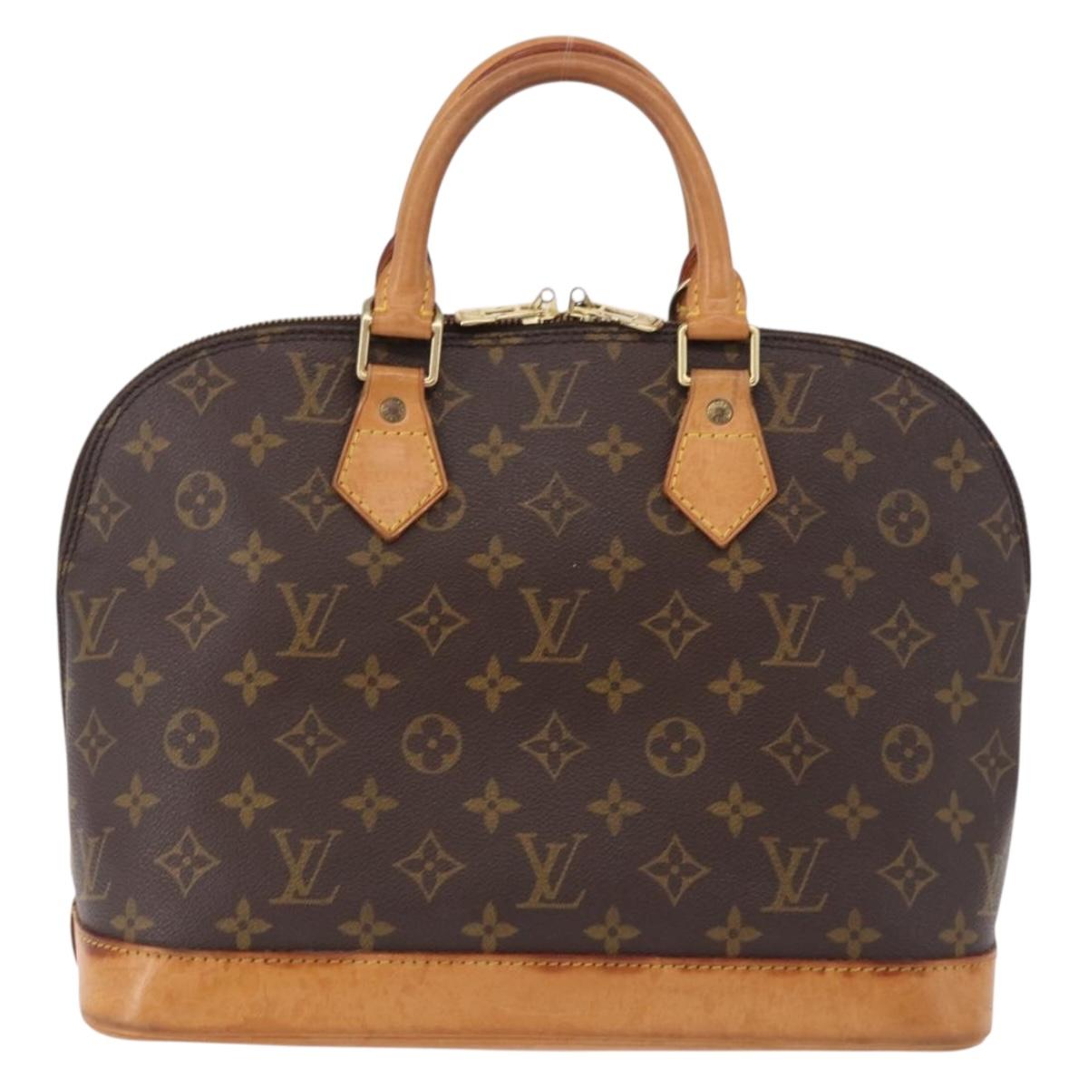 LOUIS VUITTON Monogram Alma Hand Bag M51130 LV Auth 191351