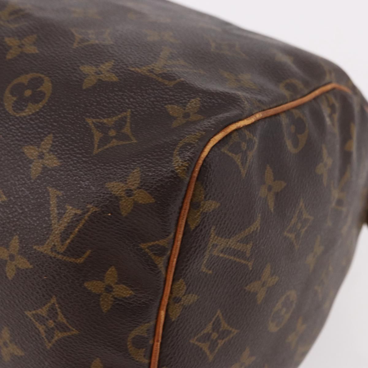 LOUIS VUITTON Monogram Speedy 30 Hand Bag M41526 LV Auth 191366
