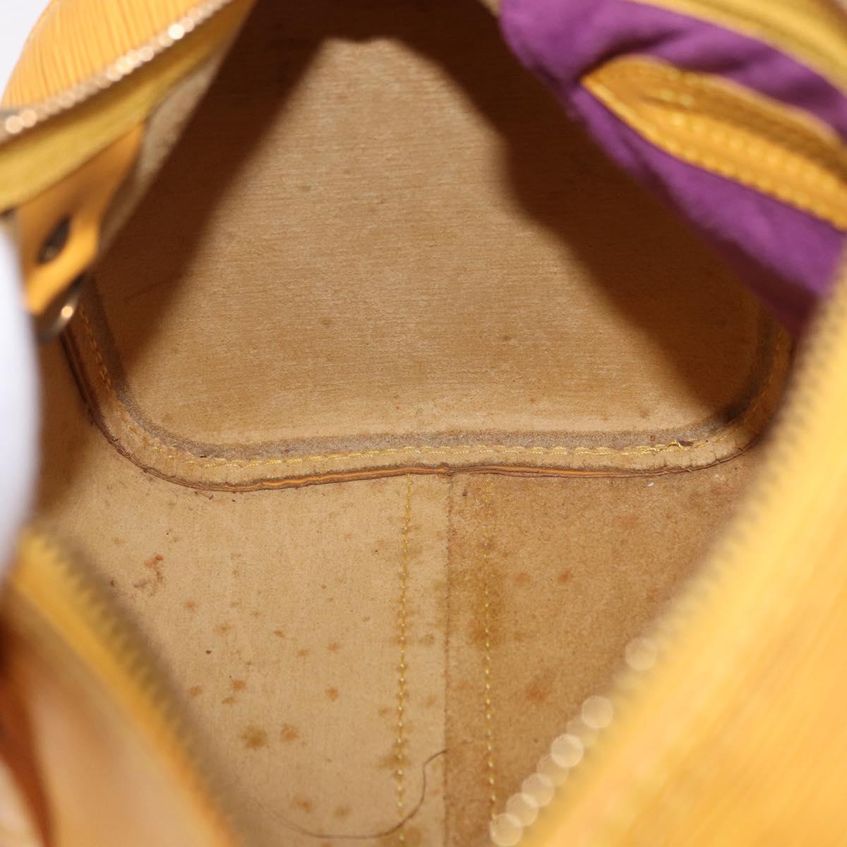 LOUIS VUITTON Epi Speedy 25 Hand Bag Tassili Yellow M43019 LV Auth 191367A