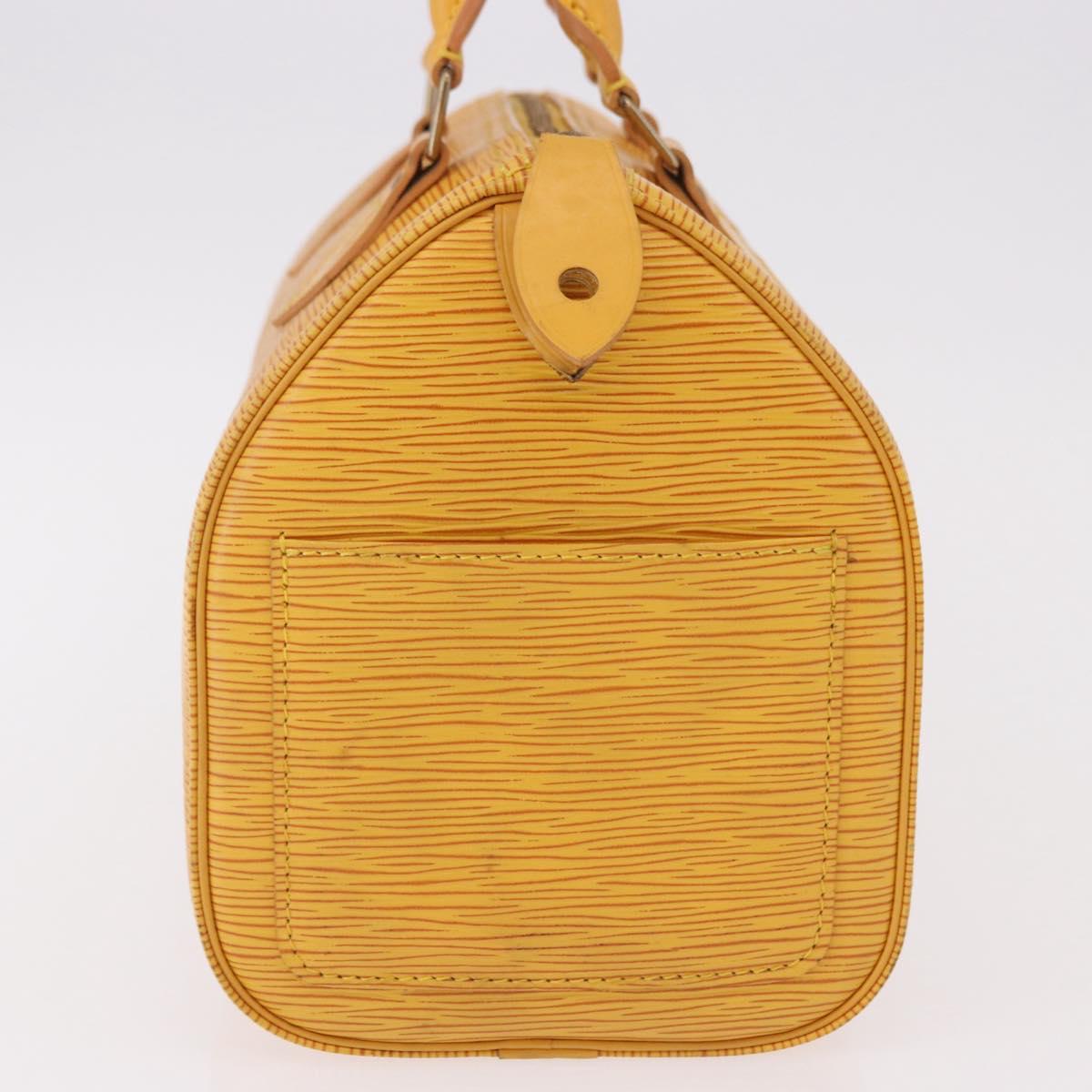 LOUIS VUITTON Epi Speedy 25 Hand Bag Tassili Yellow M43019 LV Auth 191367A