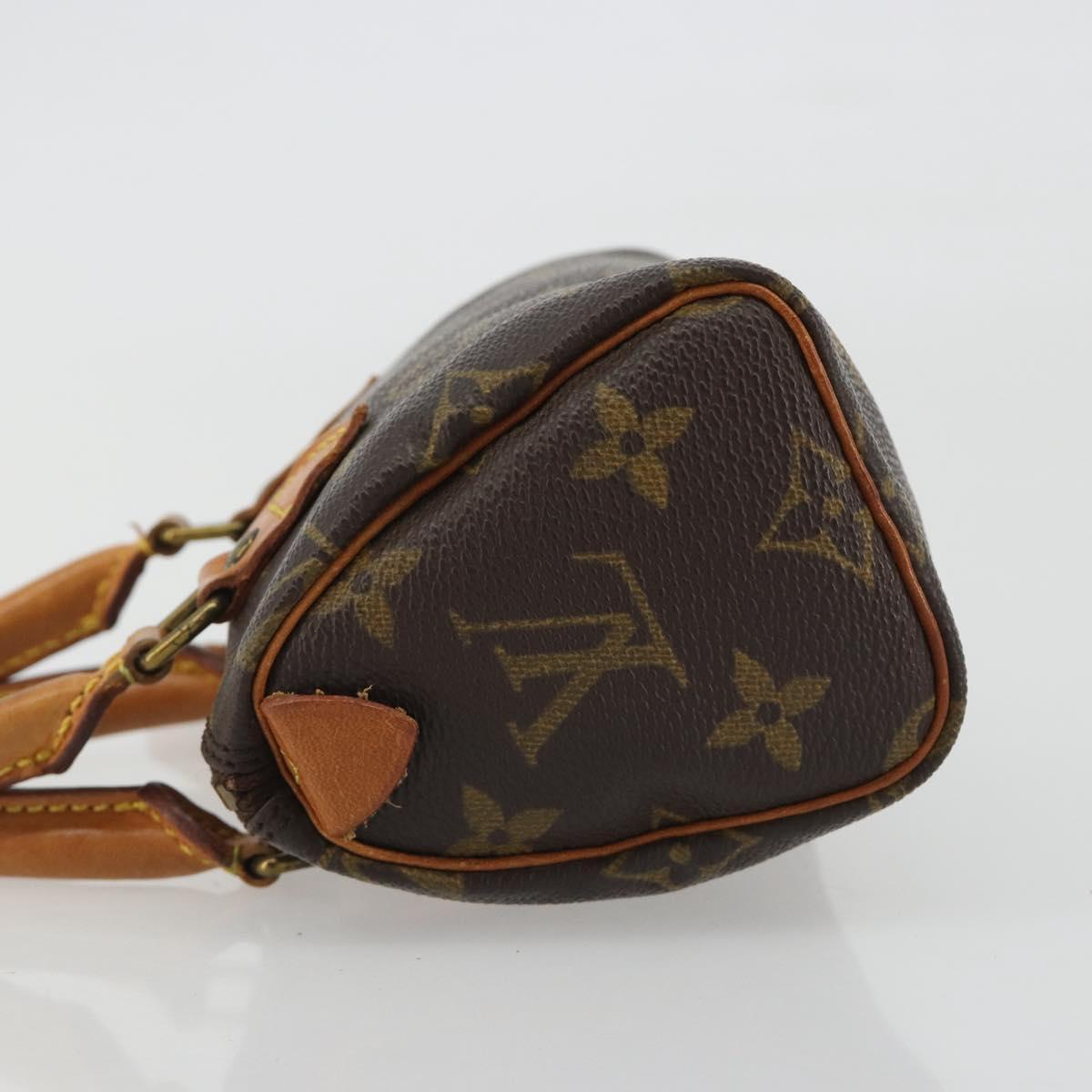 LOUIS VUITTON Monogram Mini Speedy Hand Bag M41534 LV Auth 191370