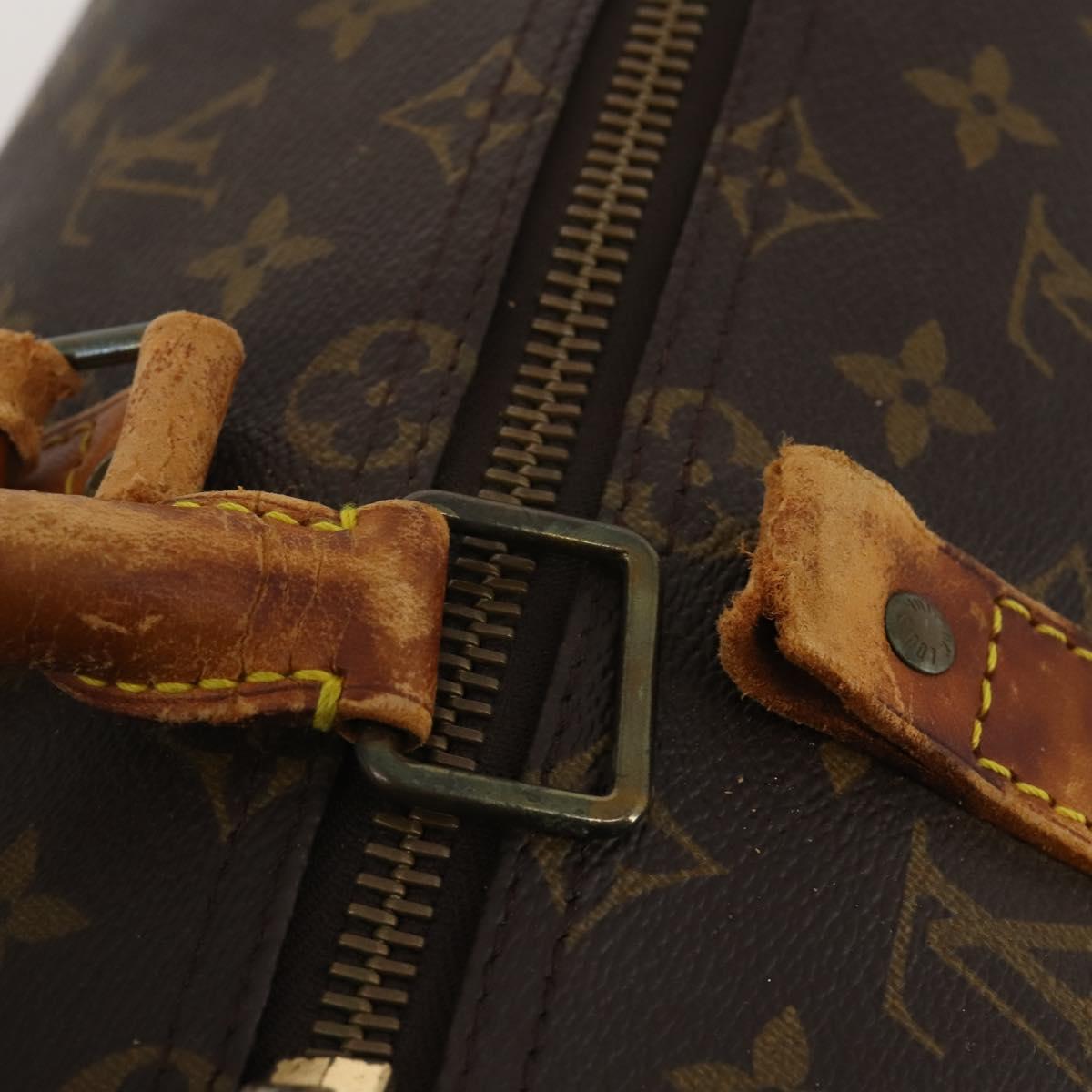 LOUIS VUITTON Monogram Keepall 50 Boston Bag M41426 LV Auth 191376
