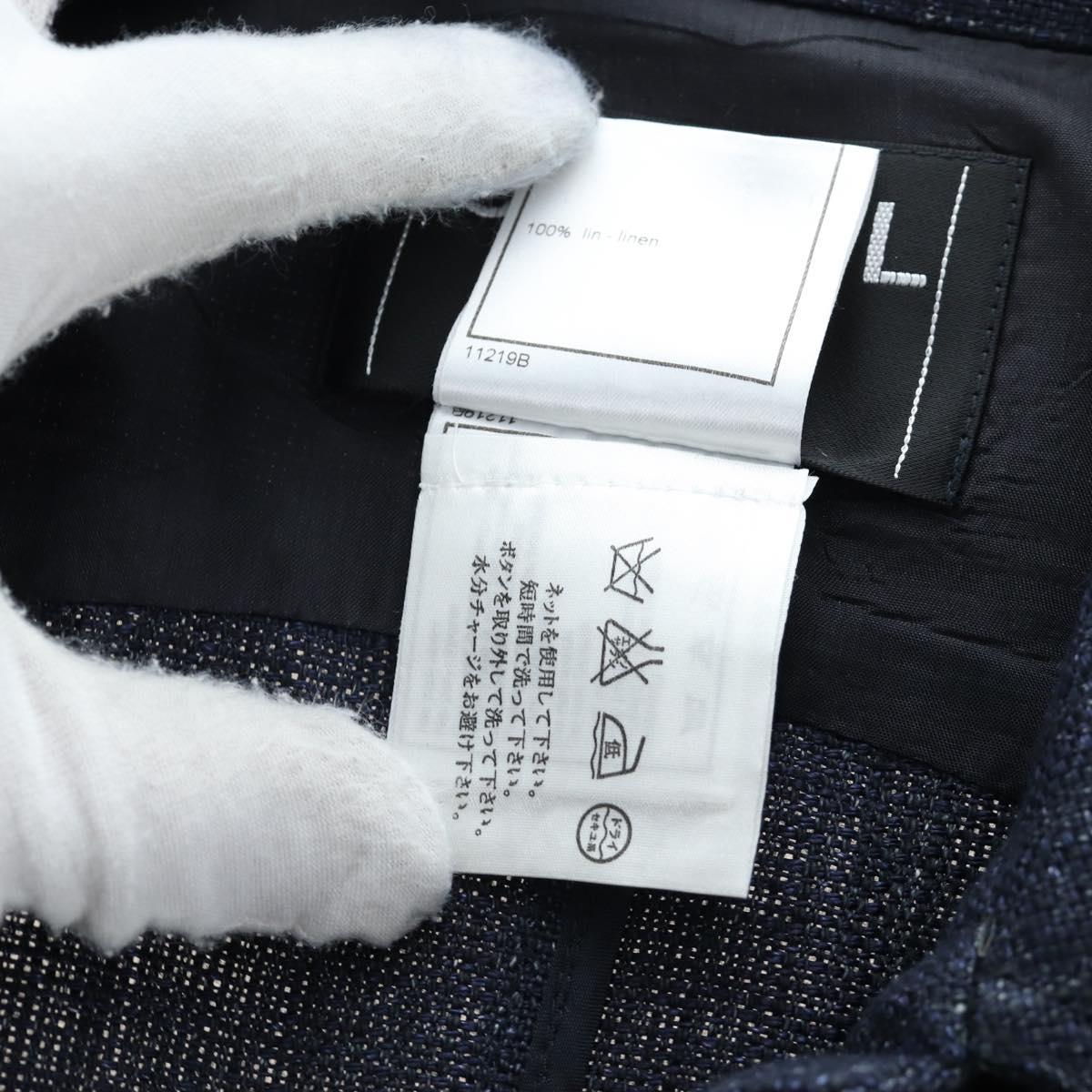 CHANEL Best Denim Navy CC Auth 191380SAM