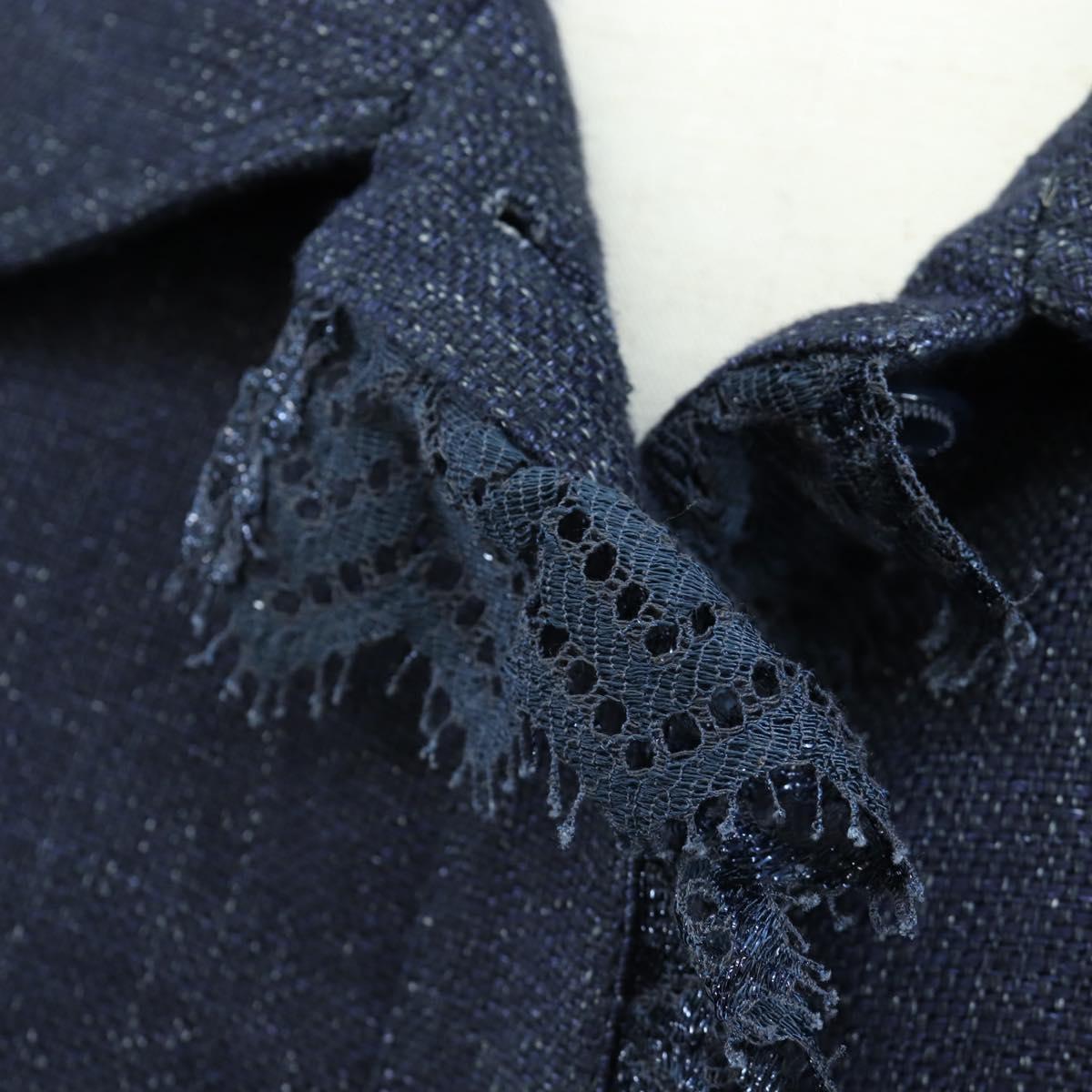 CHANEL Best Denim Navy CC Auth 191380SAM