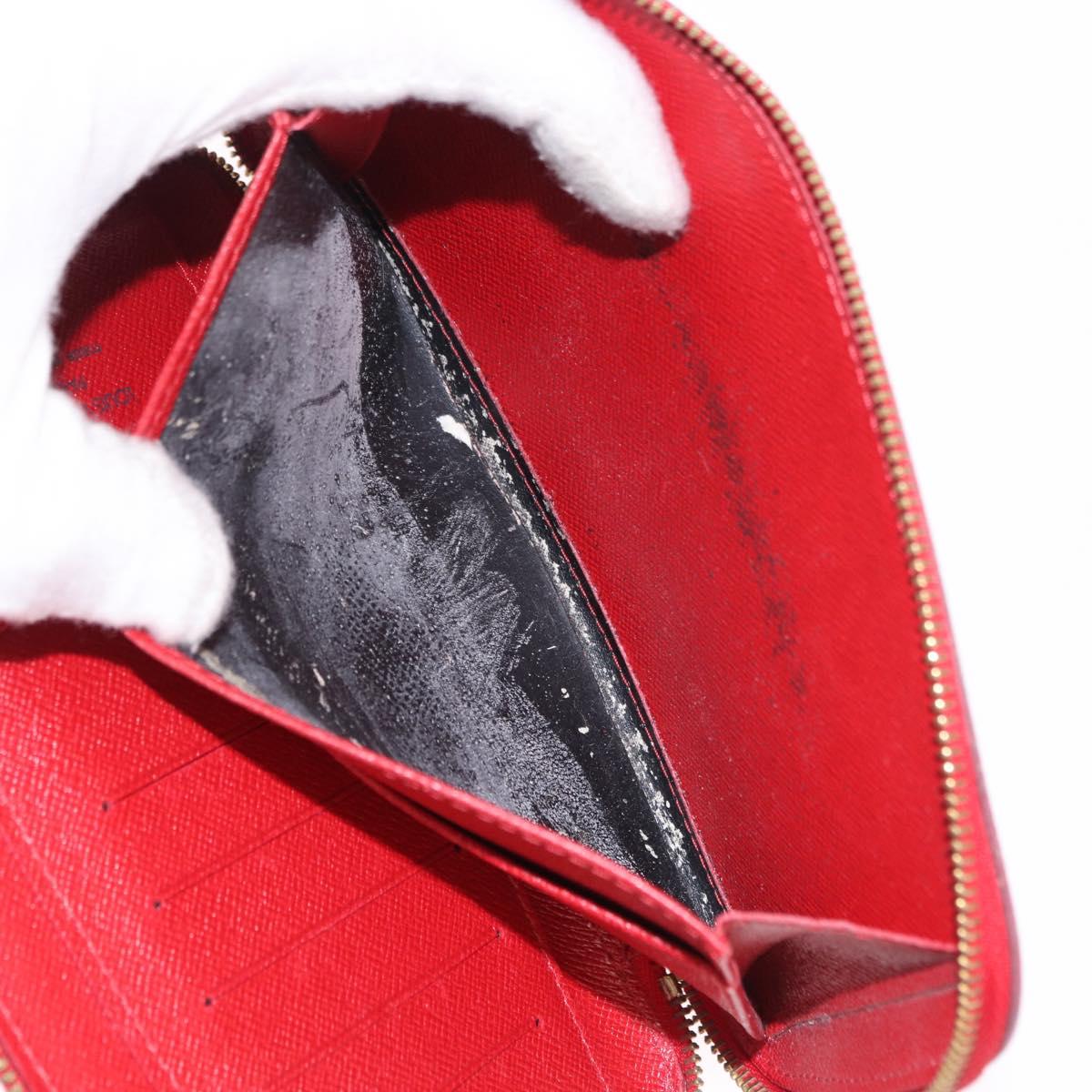 LOUIS VUITTON Epi Agenda Geod Wallet Red M63877 LV Auth 191385