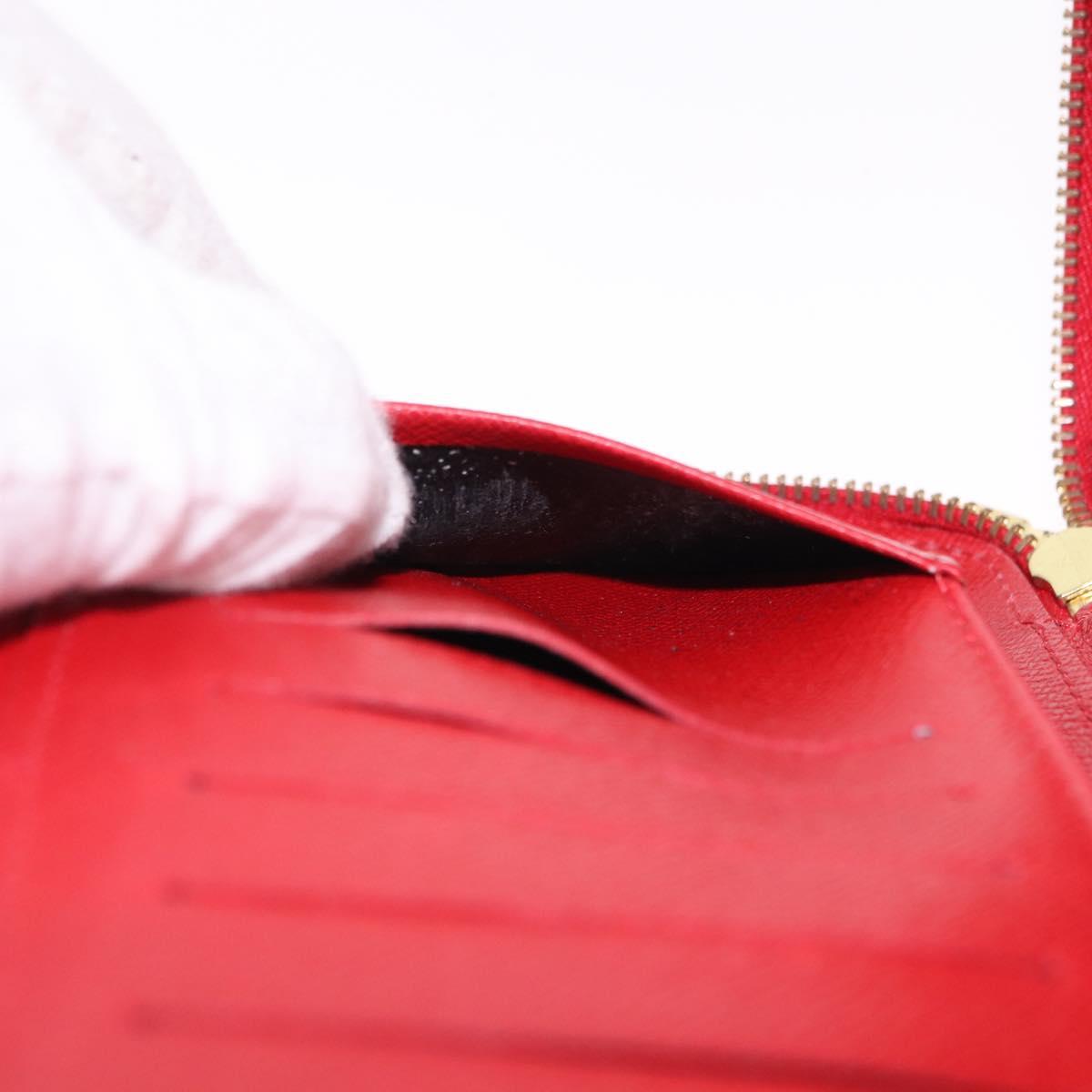 LOUIS VUITTON Epi Agenda Geod Wallet Red M63877 LV Auth 191385