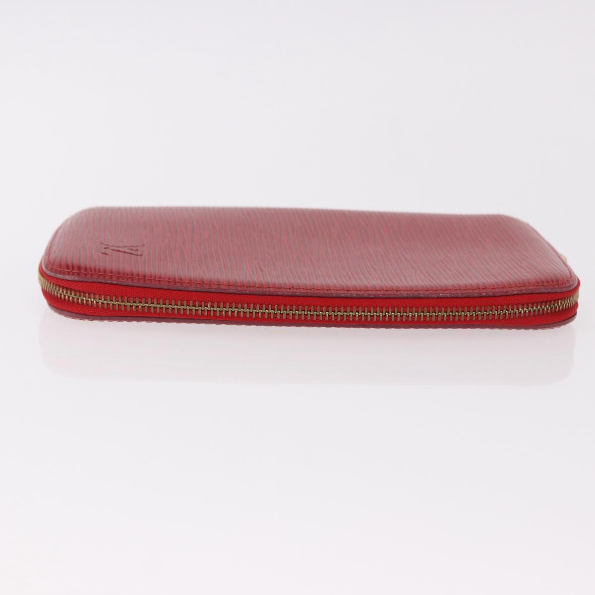 LOUIS VUITTON Epi Agenda Geod Wallet Red M63877 LV Auth 191385