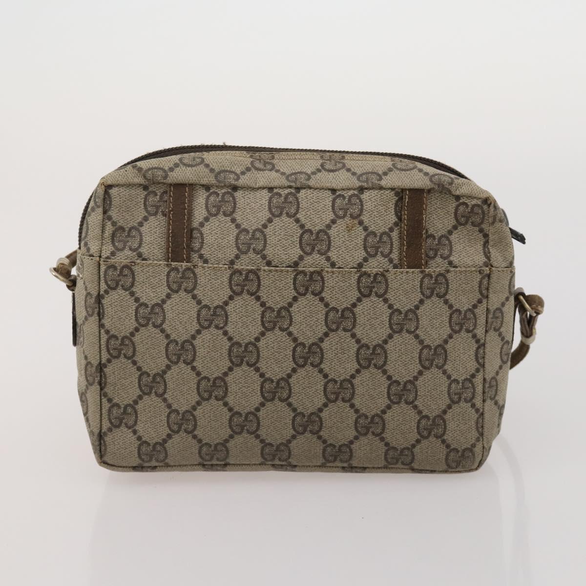 GUCCI GG Supreme Micro GG Supreme Bamboo Bag PVC Nylon 4 Set Navy Auth 191439