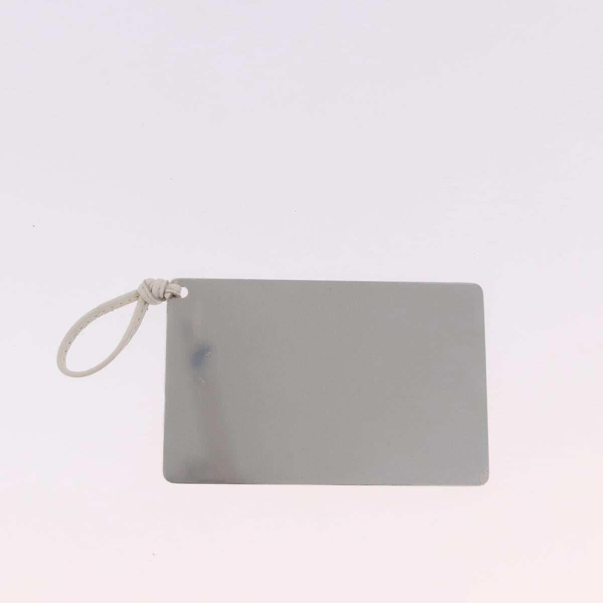 Miu Miu Matelasse Micro Bag Vanity Shoulder Bag Leather White Gold Auth 191450SM