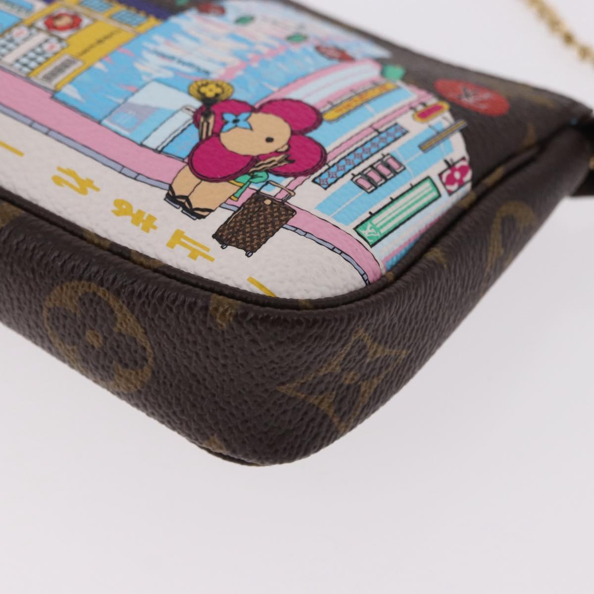 LOUIS VUITTON Vivienne Mini Pochette Accessoires Pouch M81637 Auth 191456SM