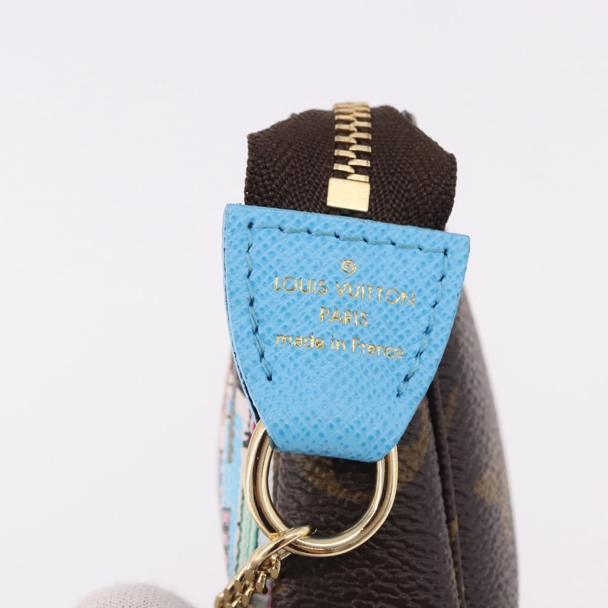 LOUIS VUITTON Vivienne Mini Pochette Accessoires Pouch M81637 Auth 191456SM