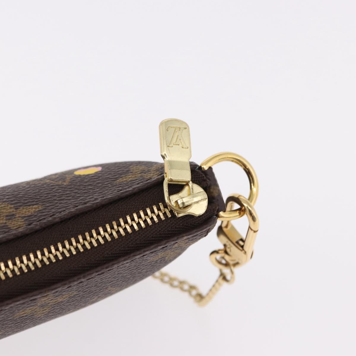 LOUIS VUITTON Vivienne Mini Pochette Accessoires Pouch M81637 Auth 191456SM