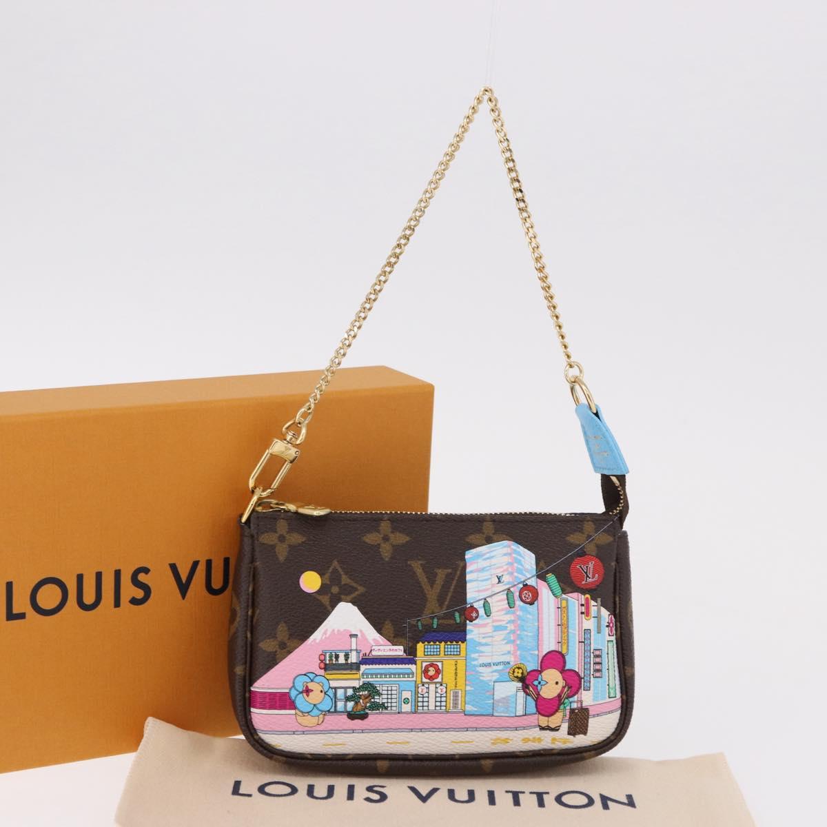 LOUIS VUITTON Vivienne Mini Pochette Accessoires Pouch M81637 Auth 191456SM