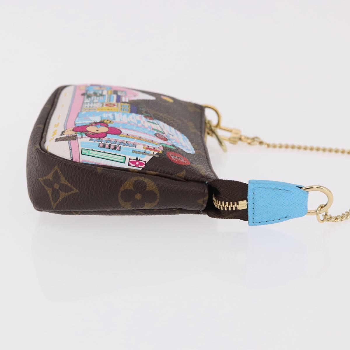 LOUIS VUITTON Vivienne Mini Pochette Accessoires Pouch M81637 Auth 191456SM