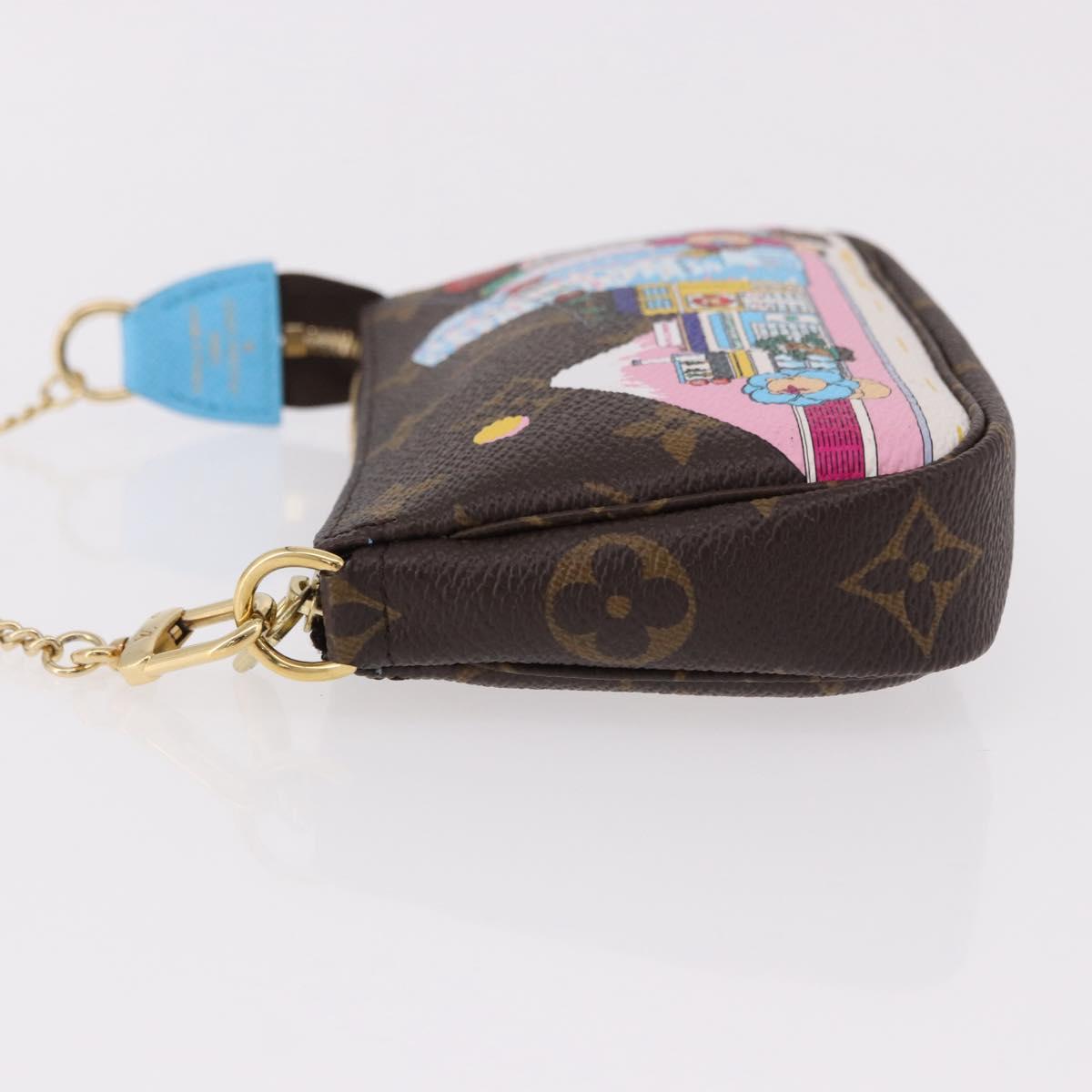 LOUIS VUITTON Vivienne Mini Pochette Accessoires Pouch M81637 Auth 191456SM