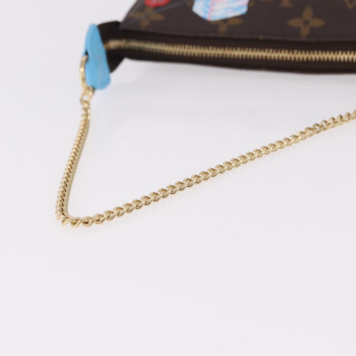 LOUIS VUITTON Vivienne Mini Pochette Accessoires Pouch M81637 Auth 191456SM