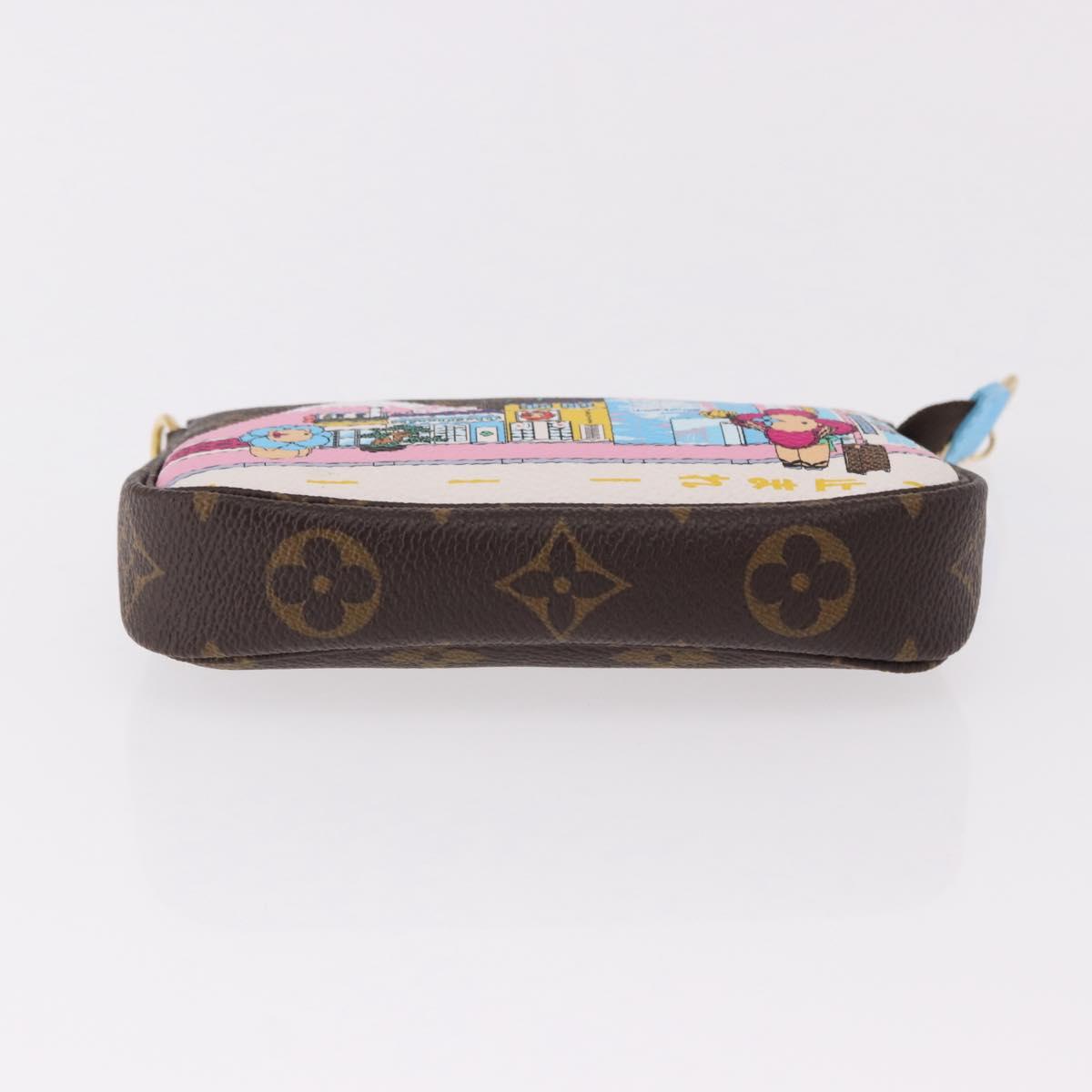 LOUIS VUITTON Vivienne Mini Pochette Accessoires Pouch M81637 Auth 191456SM