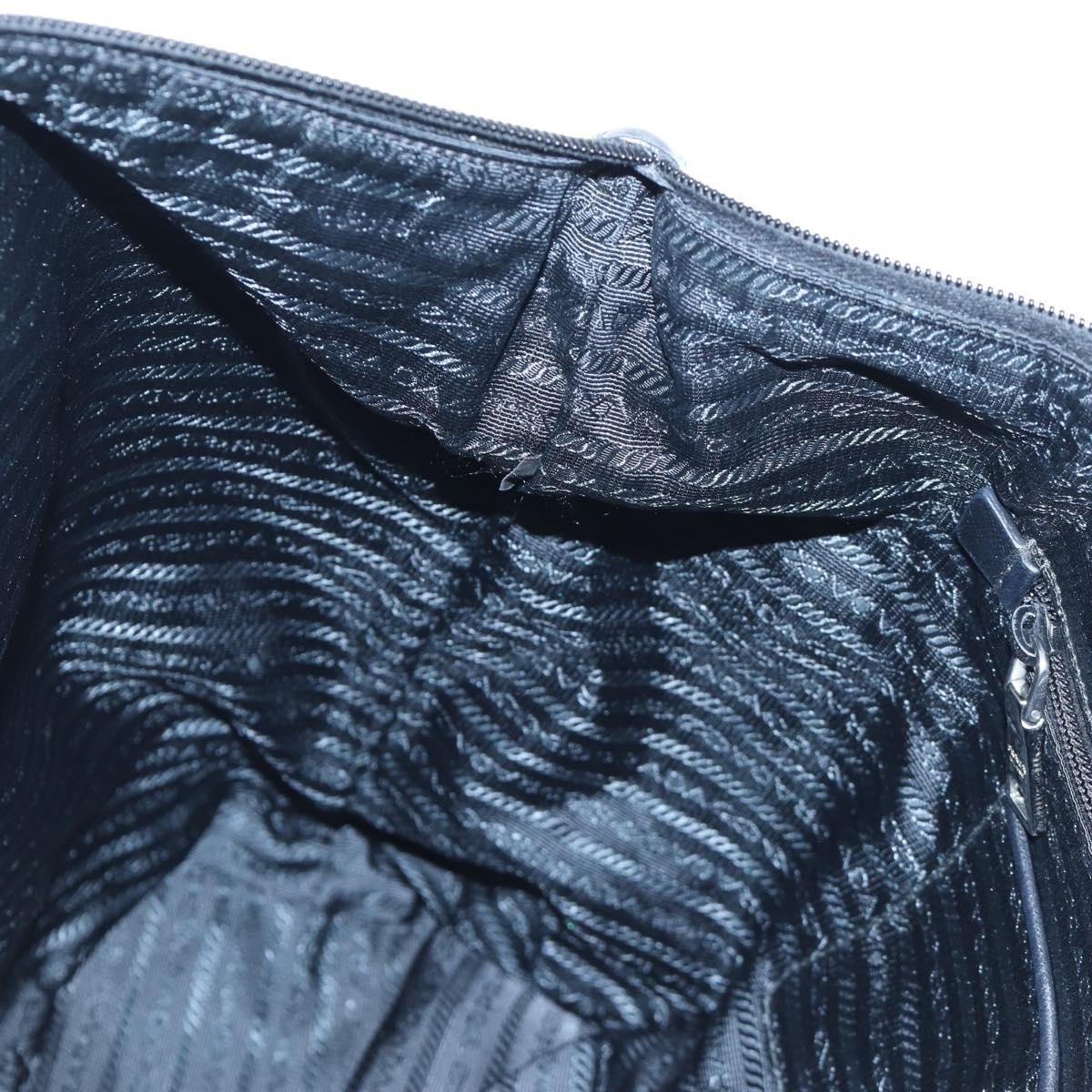PRADA Tote Bag Nylon 2way Multicolor Silver Auth 191457A