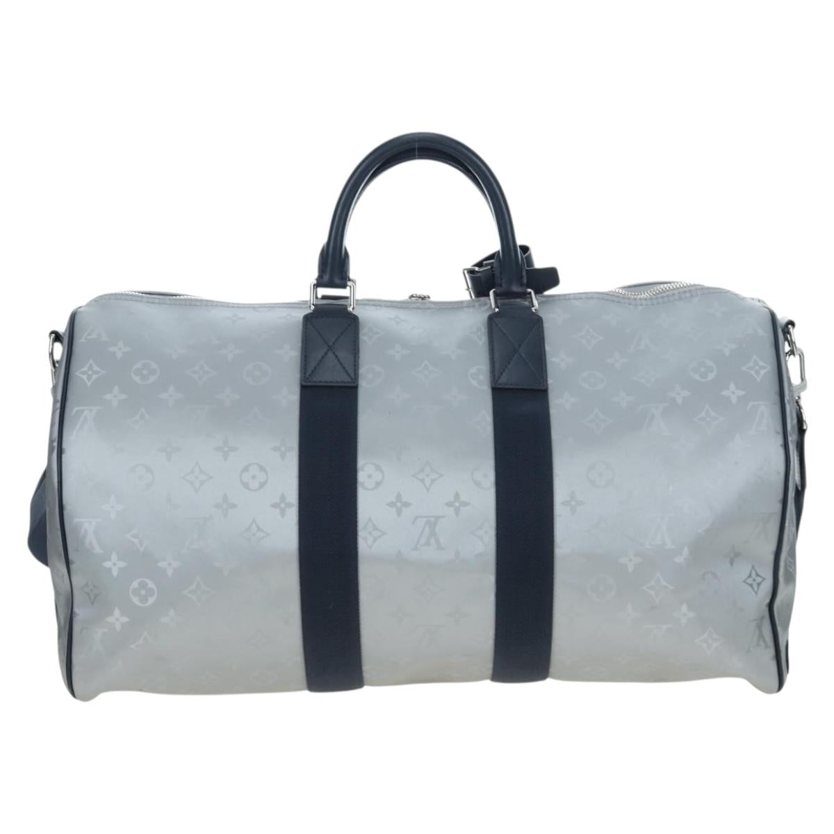 LOUIS VUITTON Monogram Satellite Keepall Bandouliere 50 Bag M44170 Auth 191460M