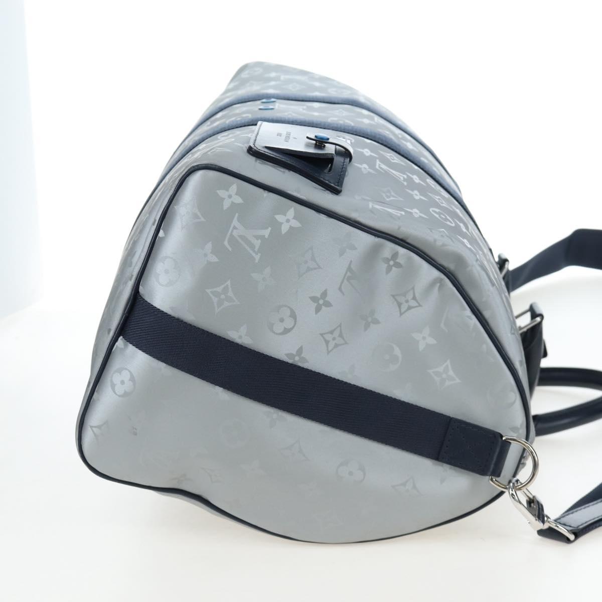 LOUIS VUITTON Monogram Satellite Keepall Bandouliere 50 Bag M44170 Auth 191460M