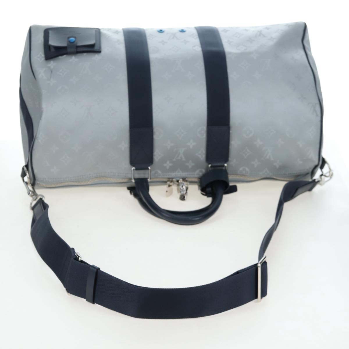 LOUIS VUITTON Monogram Satellite Keepall Bandouliere 50 Bag M44170 Auth 191460M