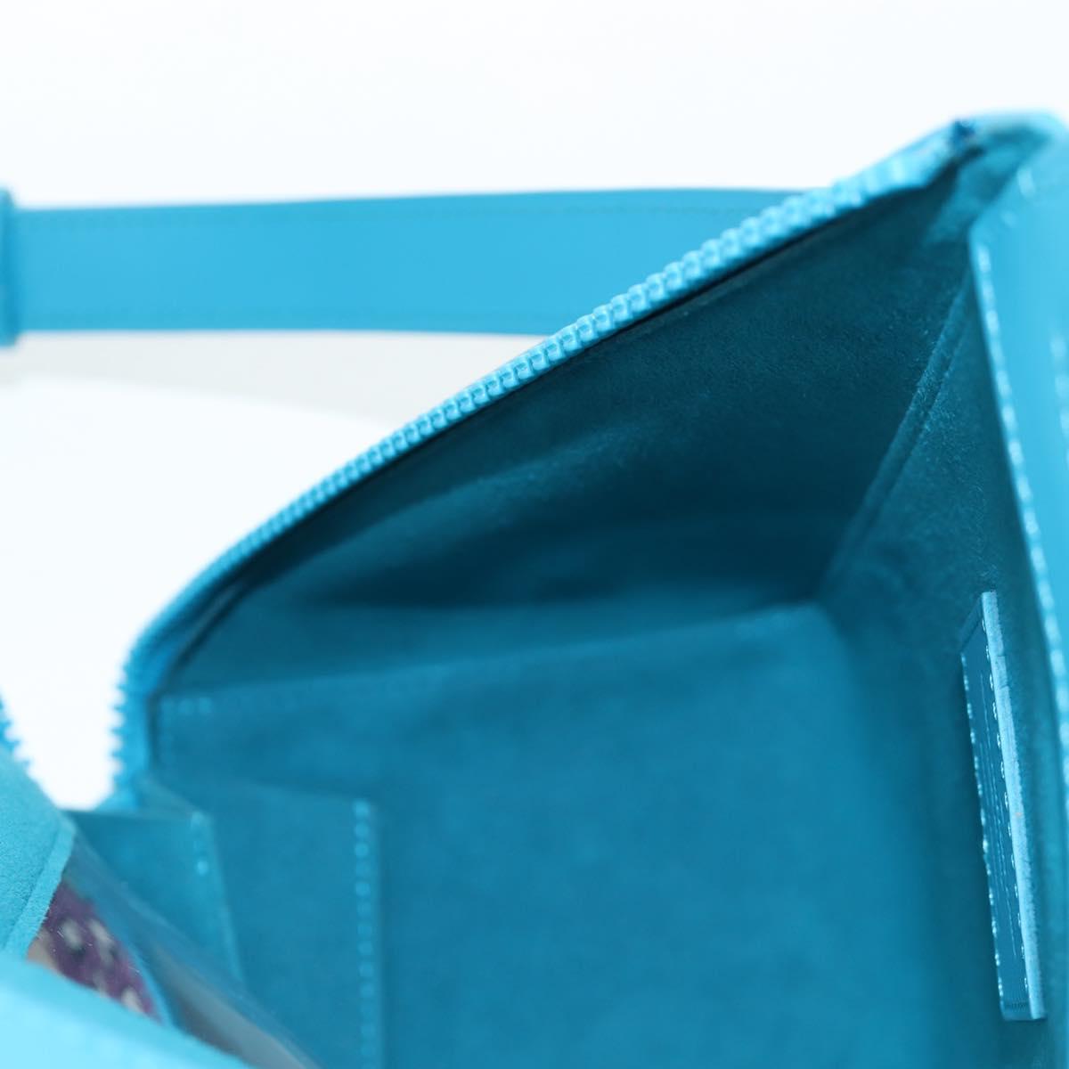 LOUIS VUITTON Monogram Sandwich Box Hand Bag Blue M82029 LV Auth 191465SAM
