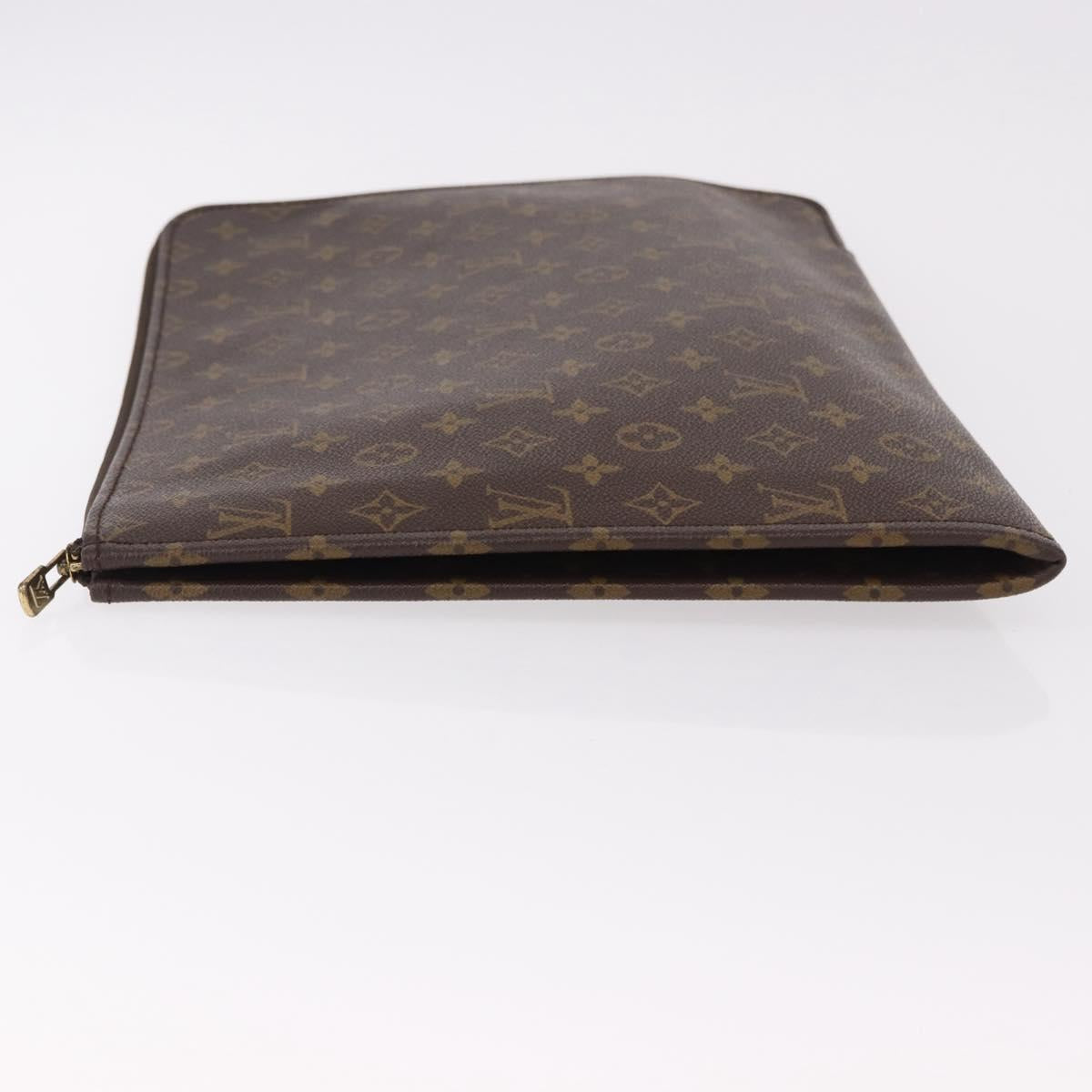 LOUIS VUITTON Monogram Posh Documents Briefcase M53457 LV Auth 191466