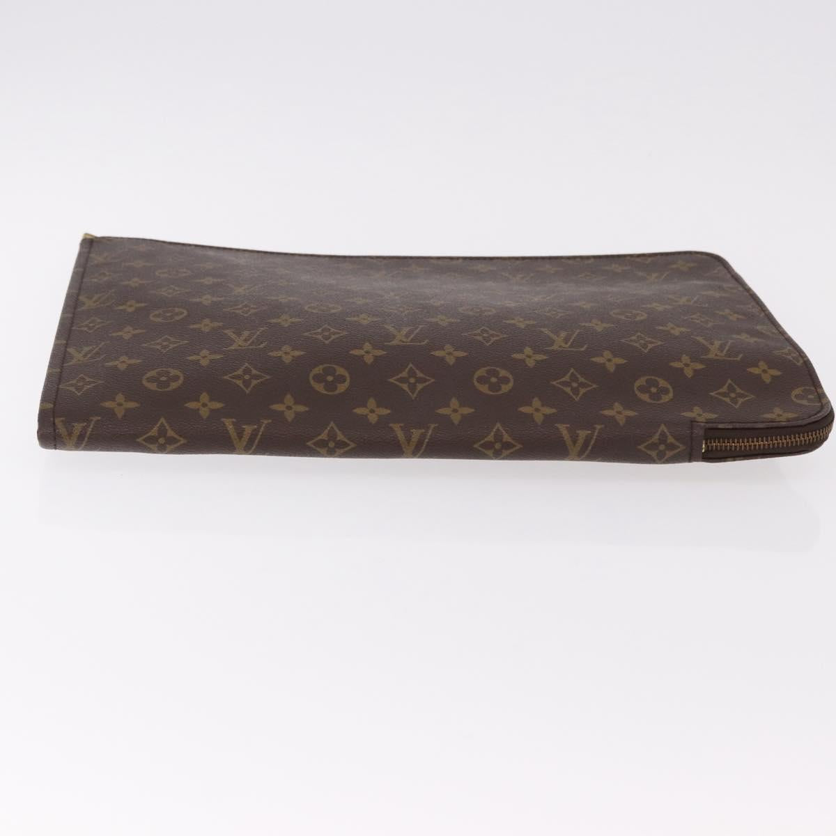 LOUIS VUITTON Monogram Posh Documents Briefcase M53457 LV Auth 191466