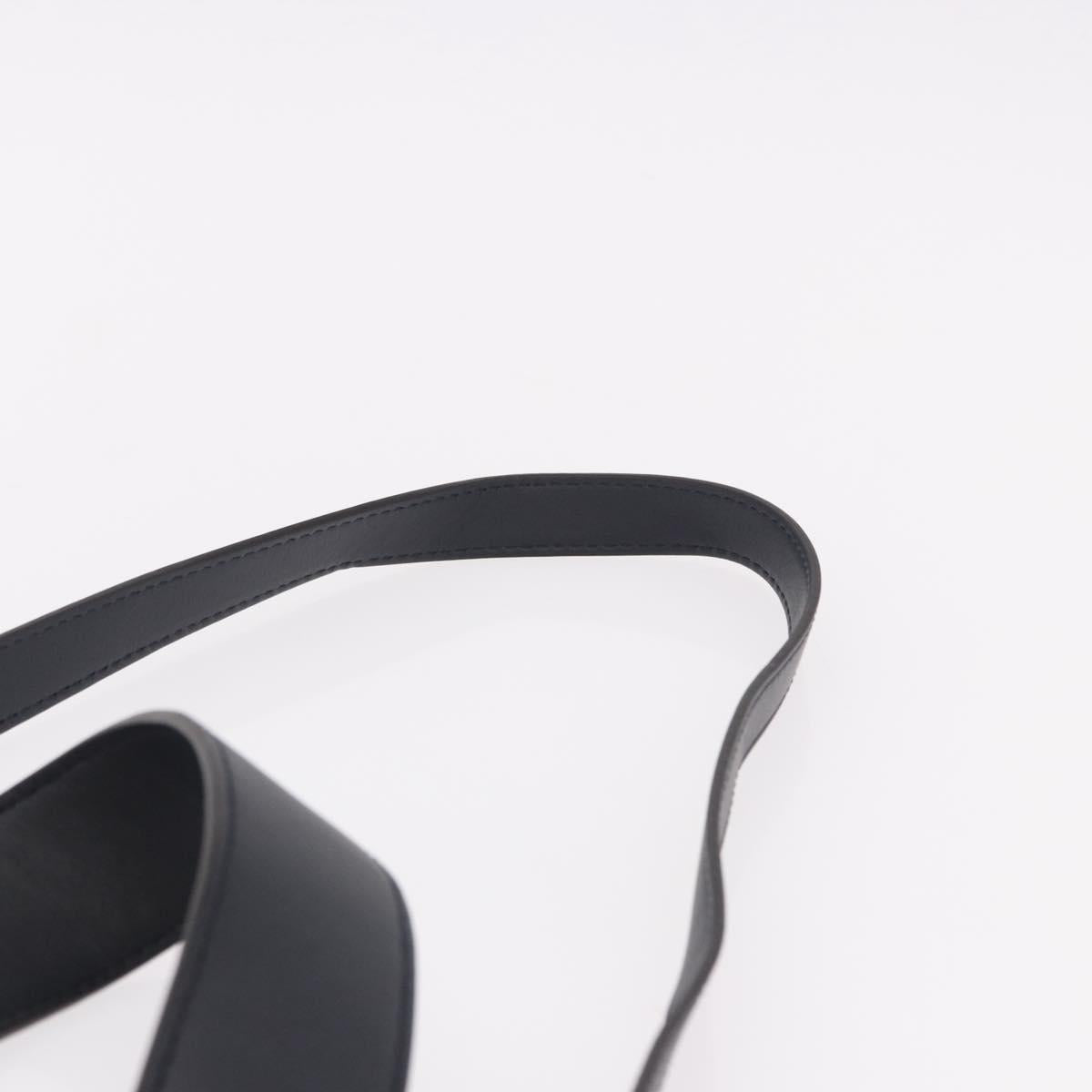 FENDI Hand Bag Mesh 2way Navy Silver Gold Auth 191470M