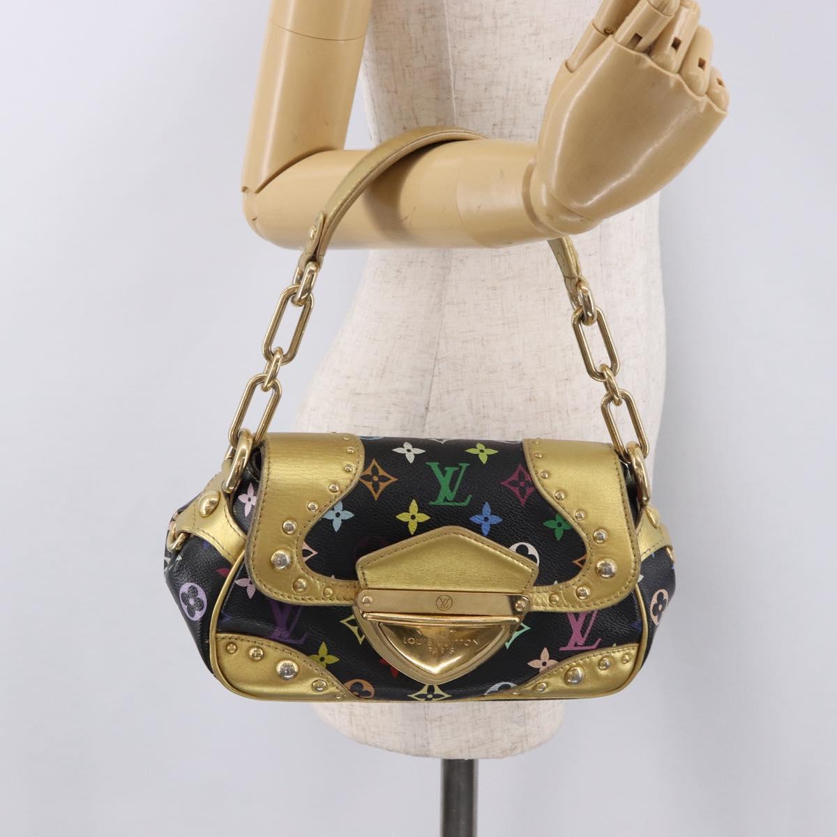 LOUIS VUITTON Monogram Multicolor Marilyn Bag Black M40207 LV Auth 191474V