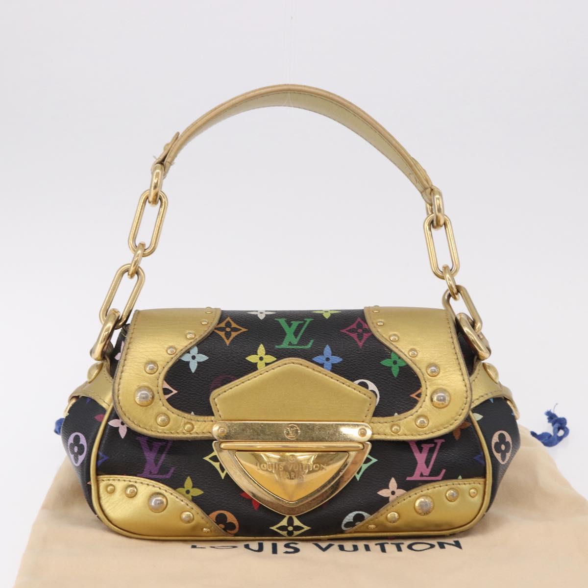 LOUIS VUITTON Monogram Multicolor Marilyn Bag Black M40207 LV Auth 191474V
