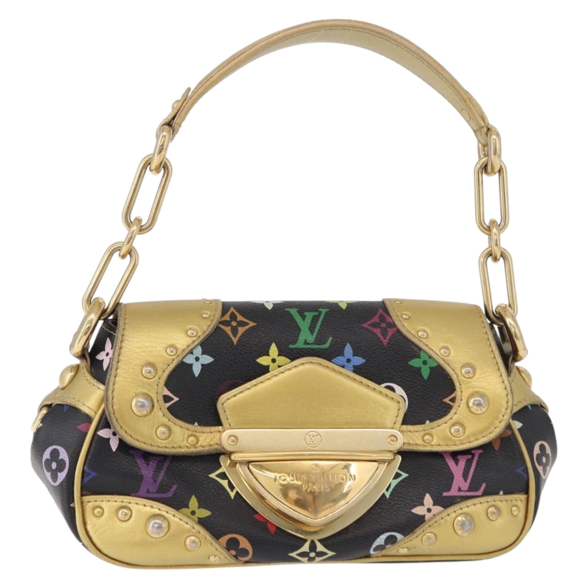 LOUIS VUITTON Monogram Multicolor Marilyn Bag Black M40207 LV Auth 191474V