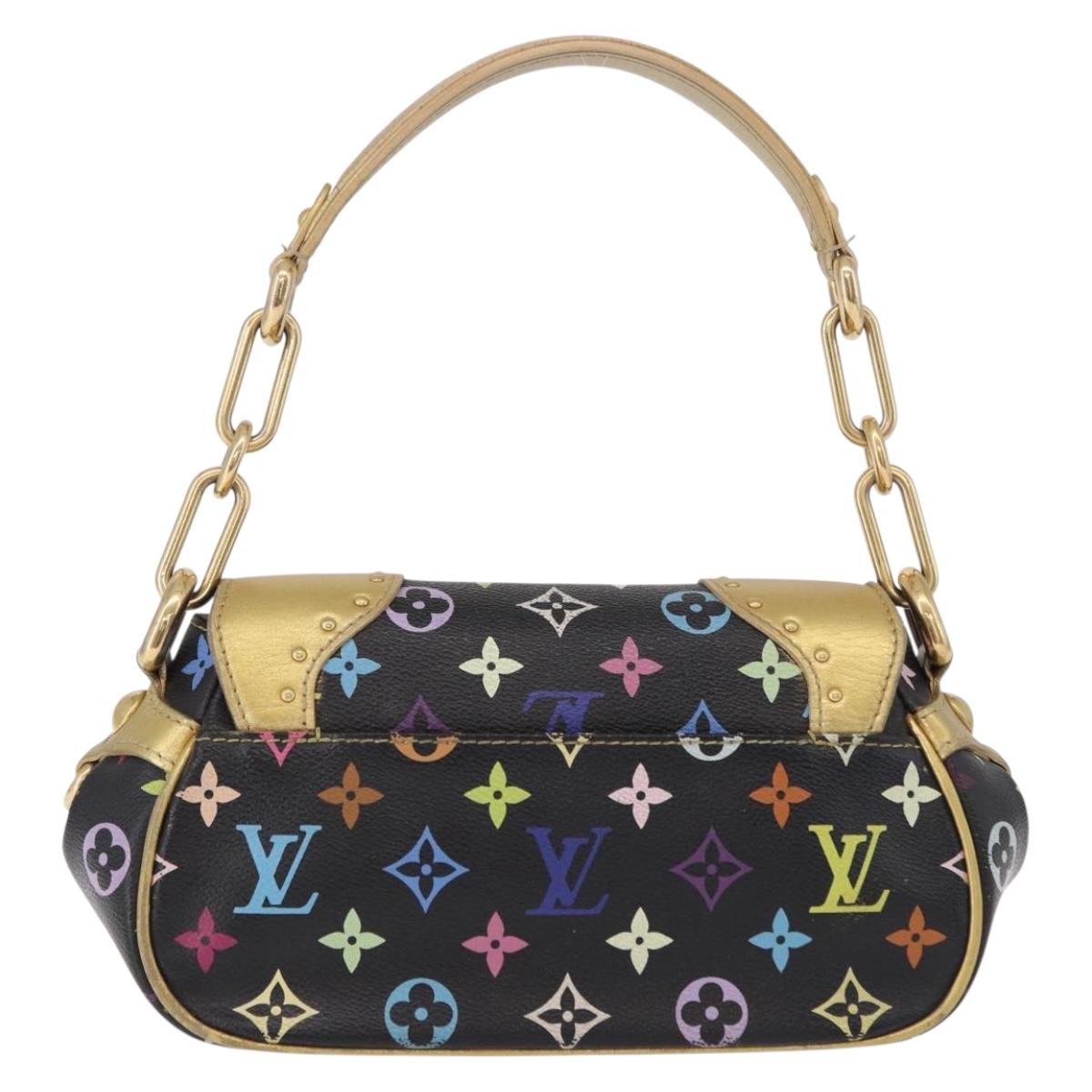 LOUIS VUITTON Monogram Multicolor Marilyn Bag Black M40207 LV Auth 191474V