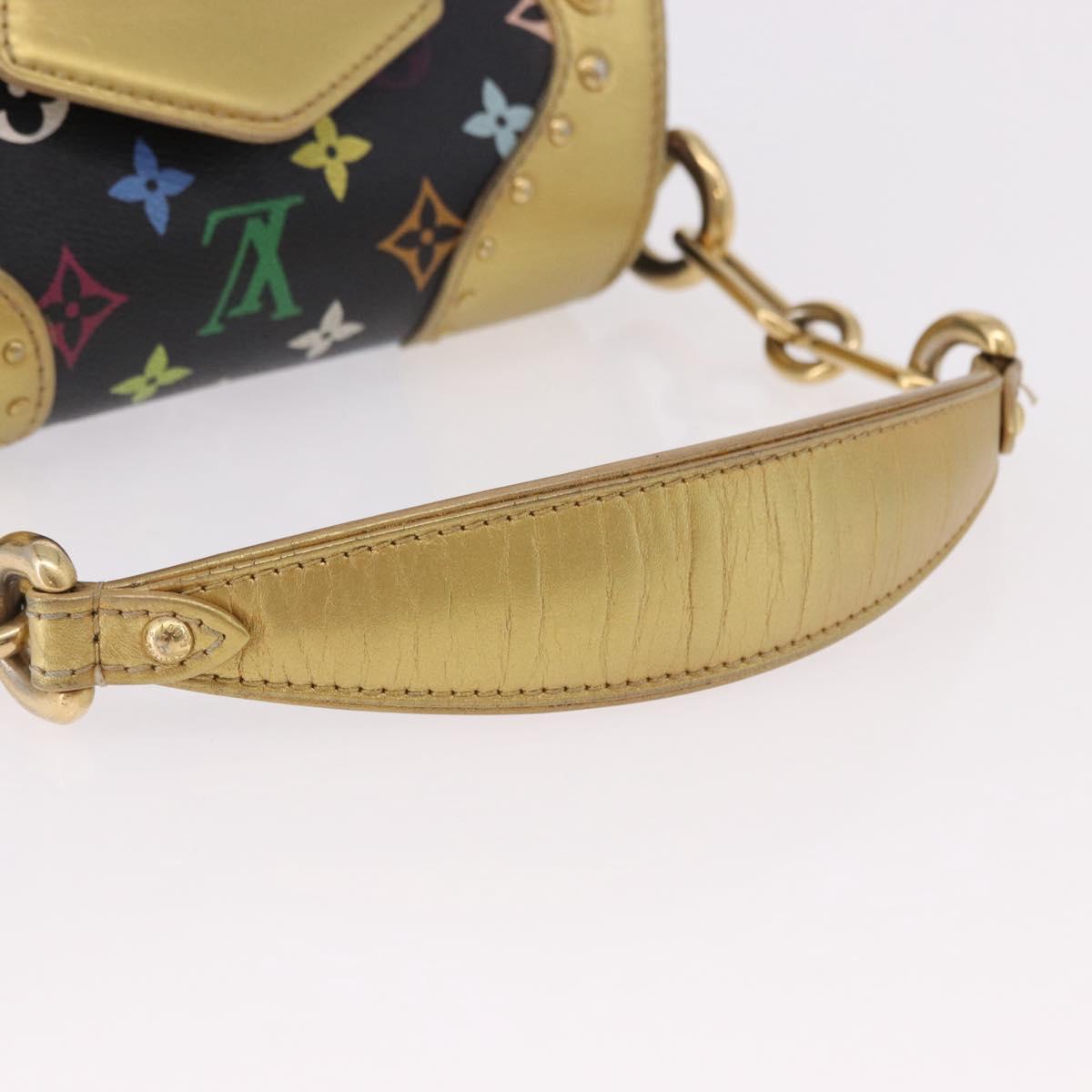 LOUIS VUITTON Monogram Multicolor Marilyn Bag Black M40207 LV Auth 191474V