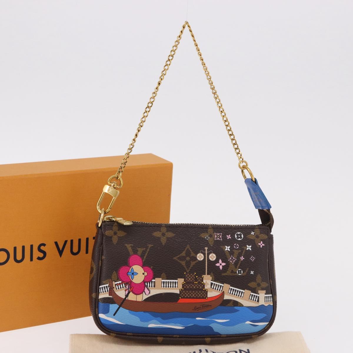 LOUIS VUITTON Vivienne Mini Pochette Accessoires Pouch M68489 Auth 191475SM